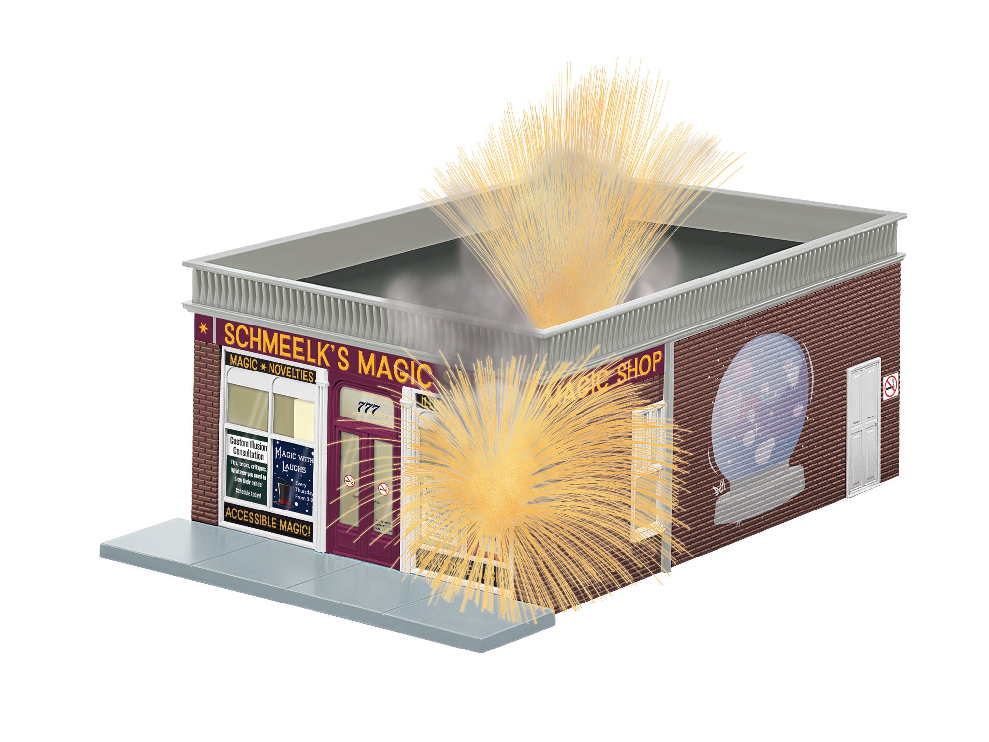 Lionel Schmeelk Exploding Magic Shop | O Scale