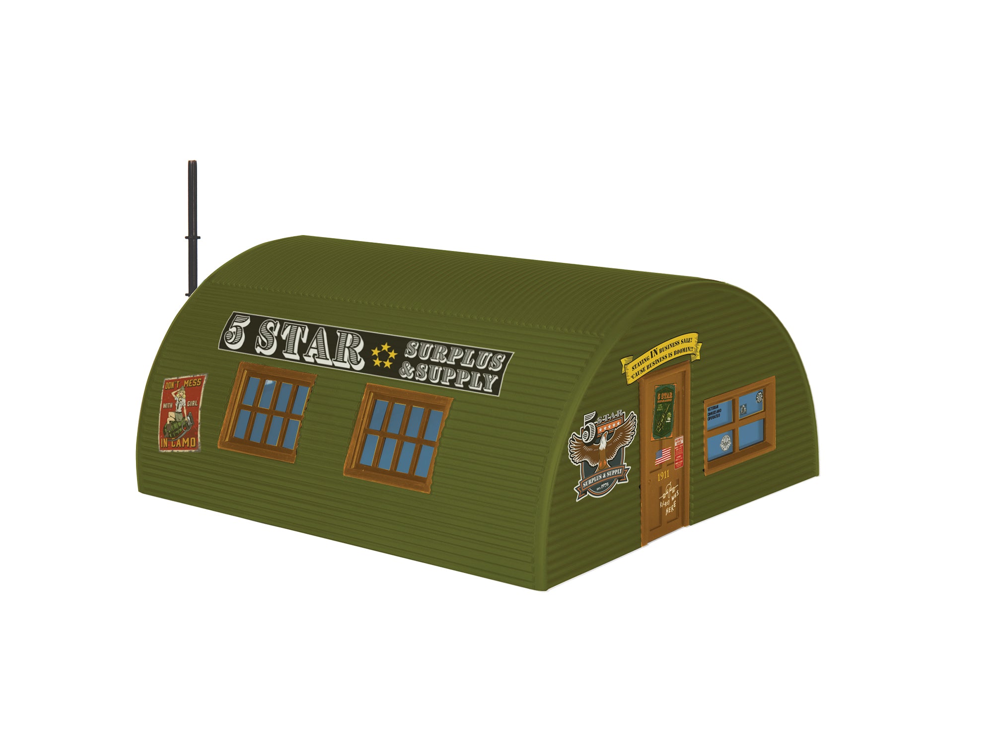 Lionel Army Surplus Quonset Hut | O Scale