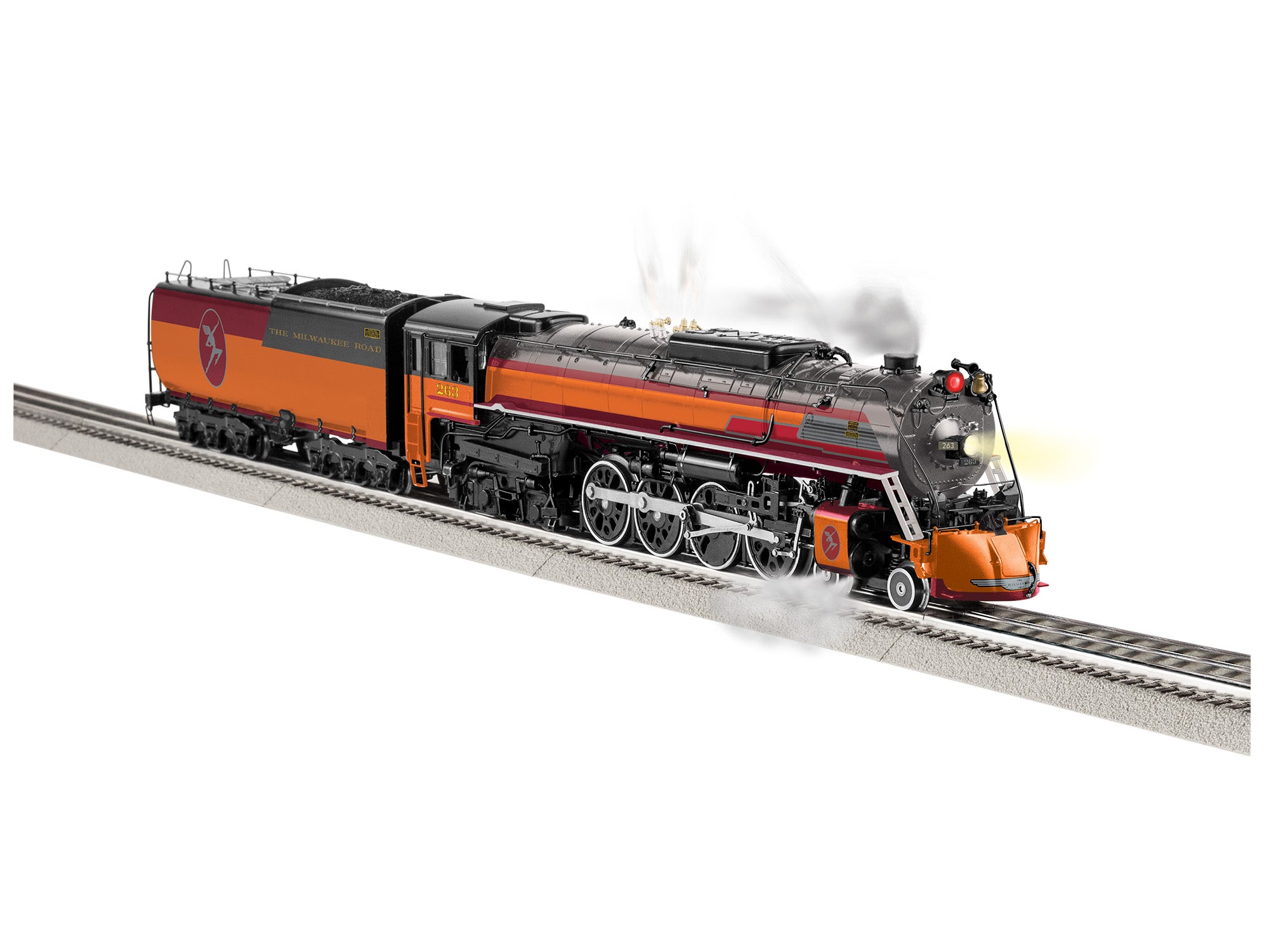 Lionel Milwaukee Road LEGACY S3 #263 - Gray/Black Hiawatha | O Scale