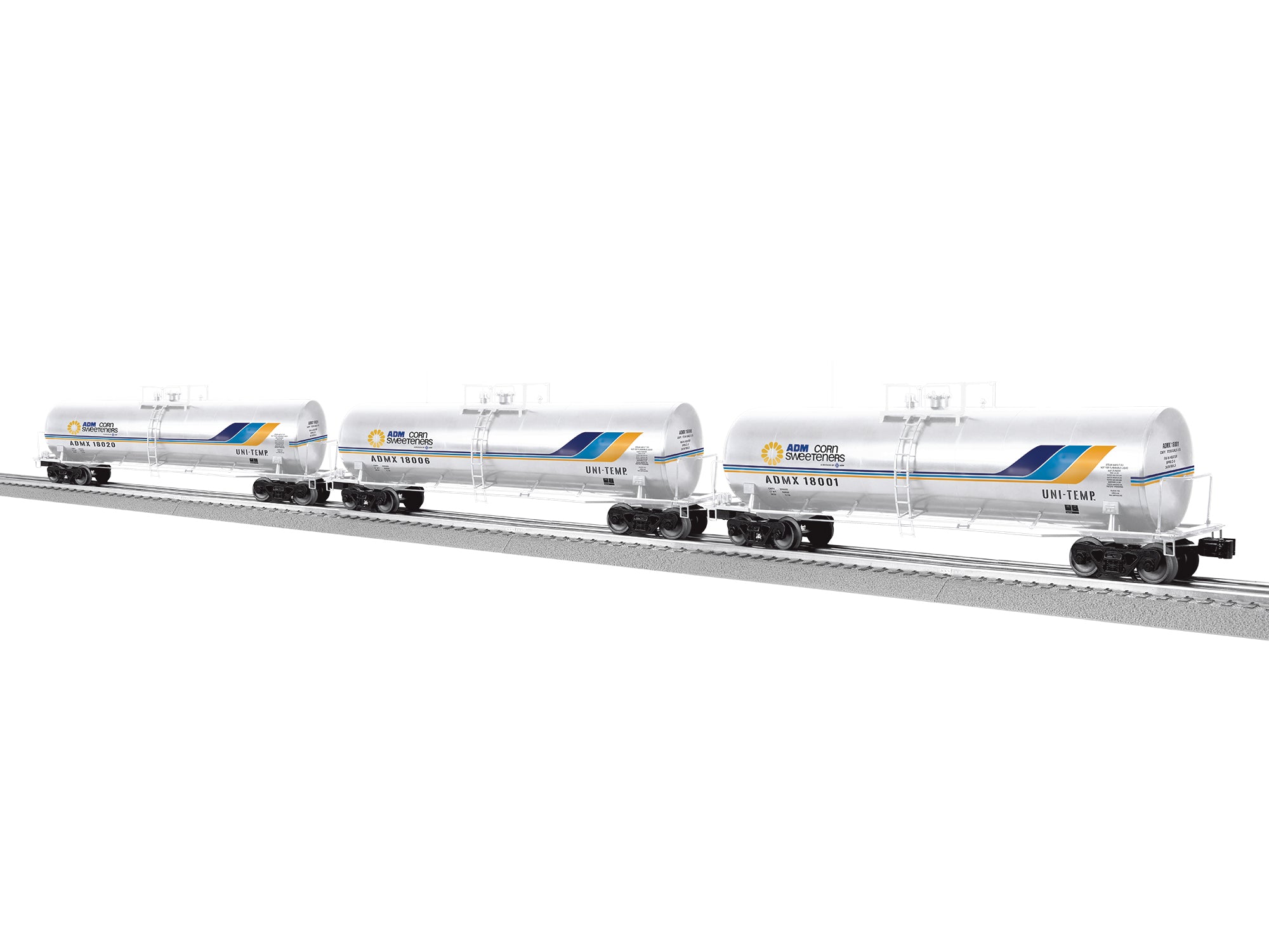 Lionel ADM 50' Tank Car 3 Pack | O Scale