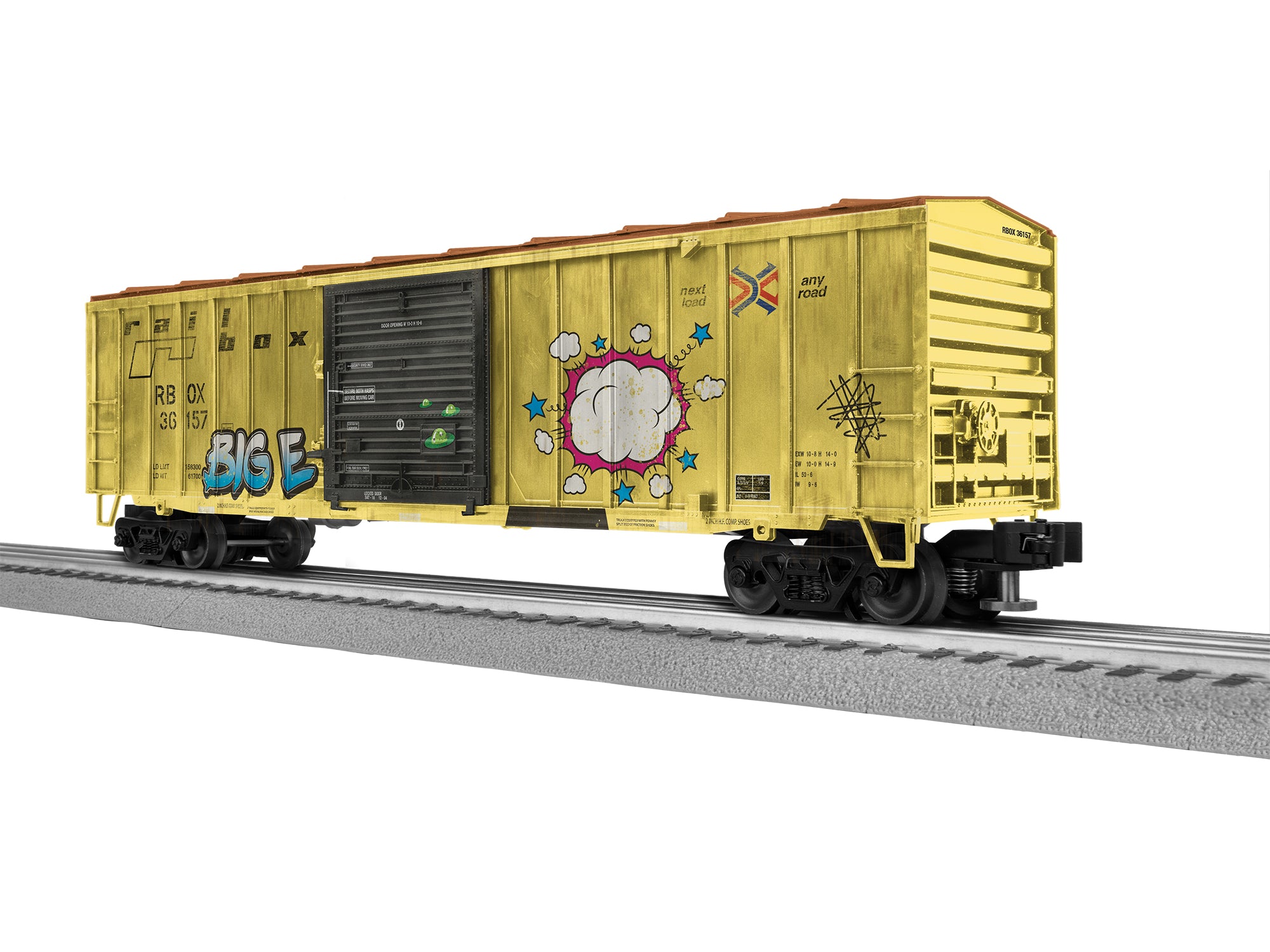 Lionel Weathered Railbox 50' Boxcar #36157 | O Scale