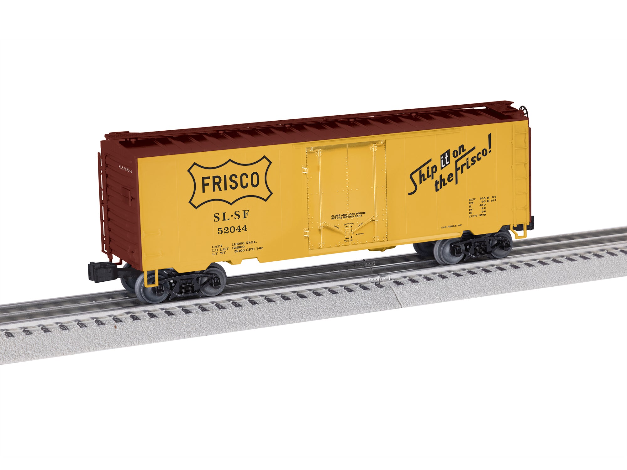 Lionel Frisco 40' Plug Door Boxcar #52044 | O Scale