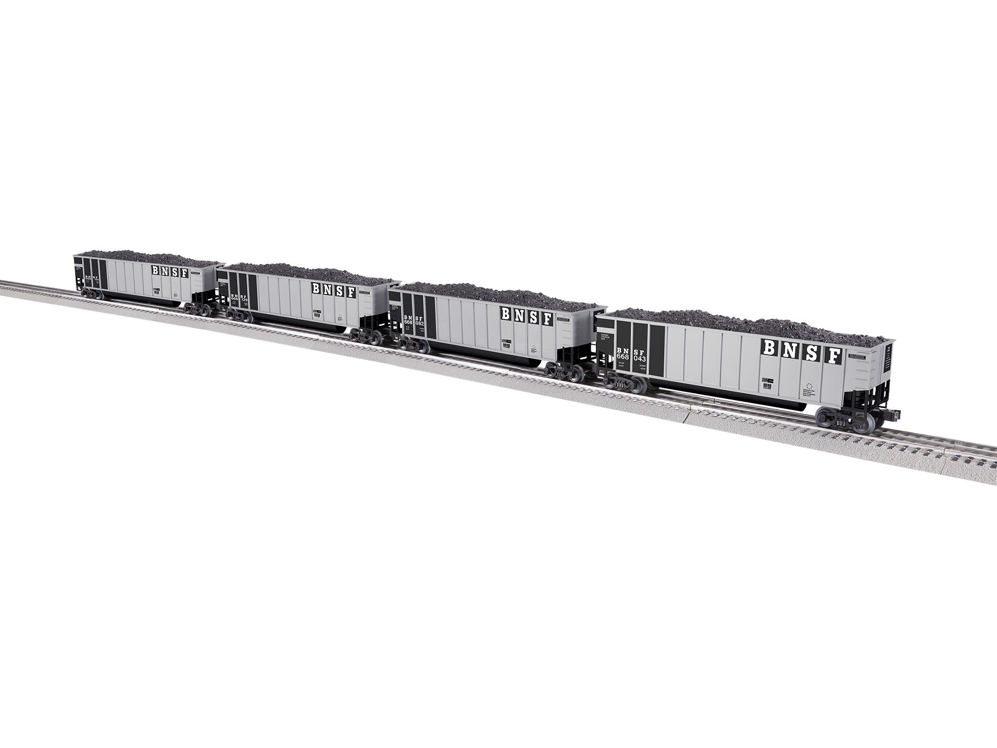 Lionel BNSF Rotary Gondola 4 Pack | O Scale