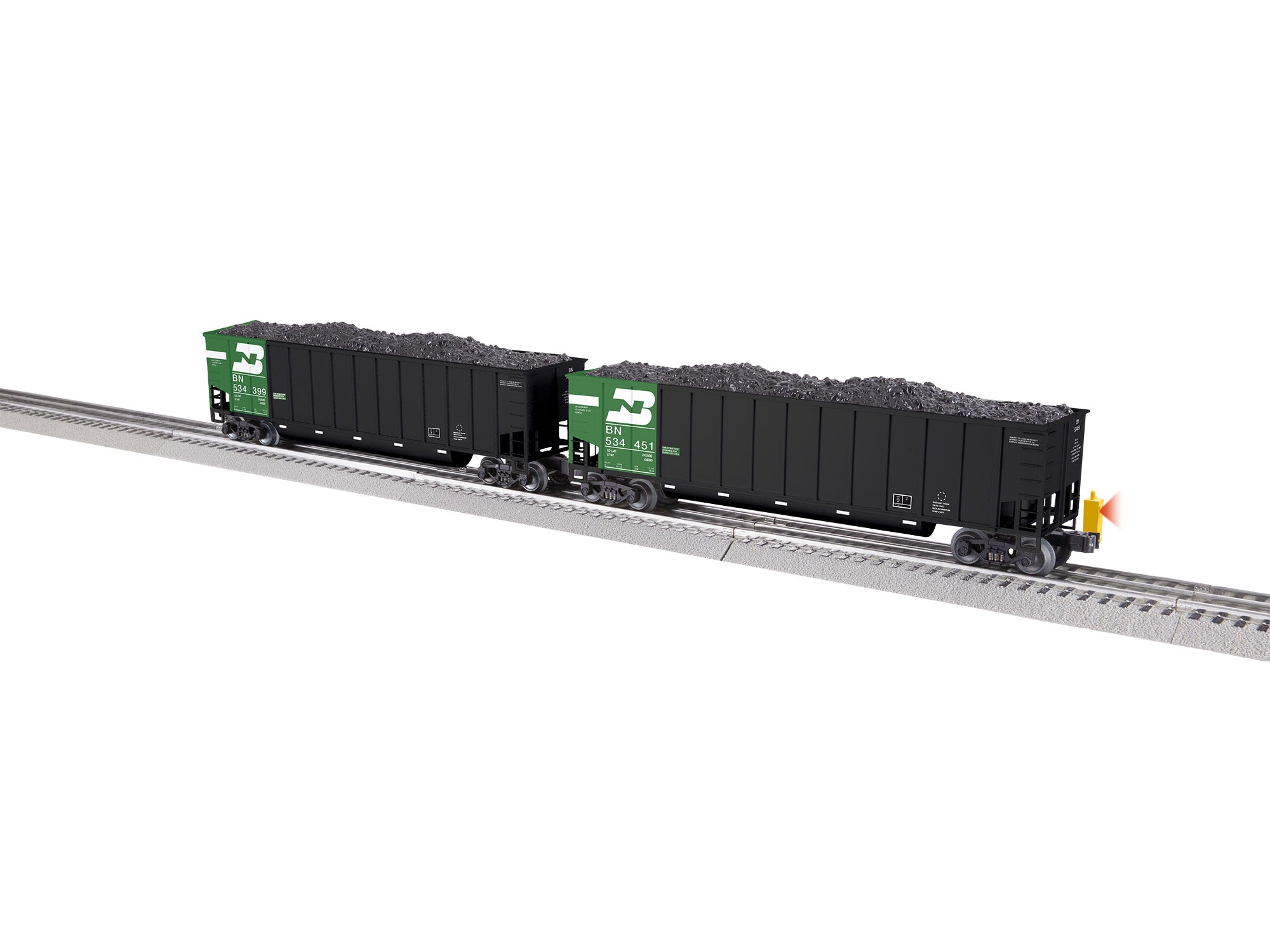 Lionel Burlington Northern Rotary Gondola 2 Pack | O Scale