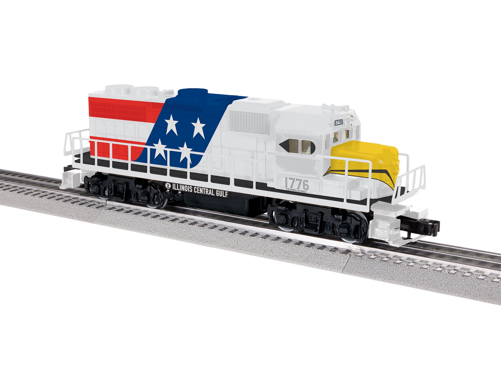 Lionel Illinois Central Gulf LionChief GP38 #1776 | O Scale