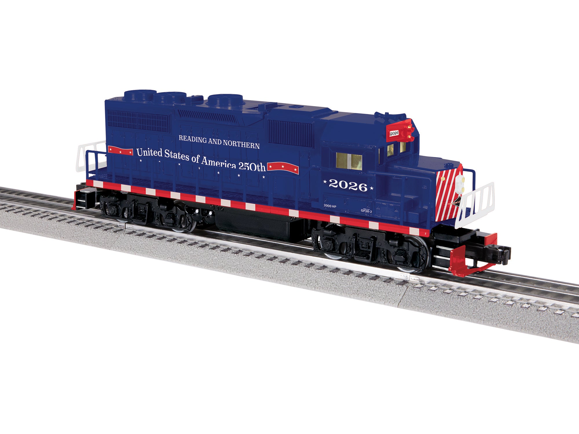 Lionel Reading and Northern LionChief GP38 #2026 | O Scale