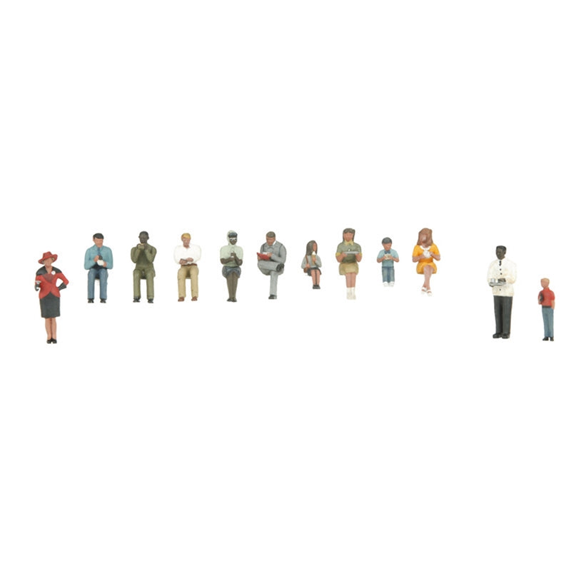 Atlas Premier Heavyweight Passenger Figure Sets | O Scale — Set 2 — 12 figures