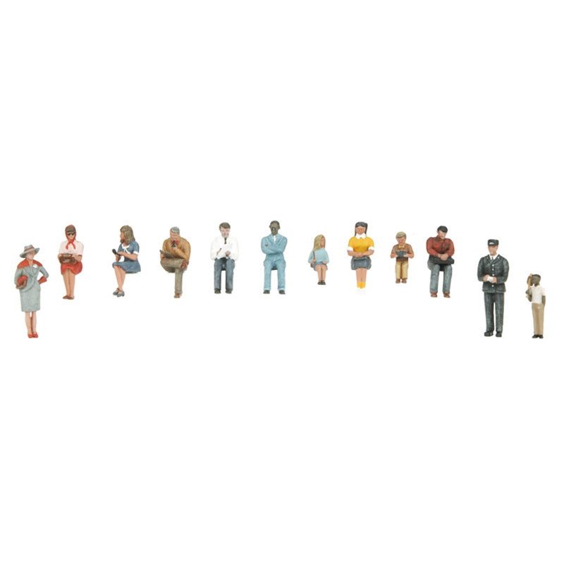 Atlas Premier Heavyweight Passenger Figure Sets | O Scale — Set 3 — 12 figures