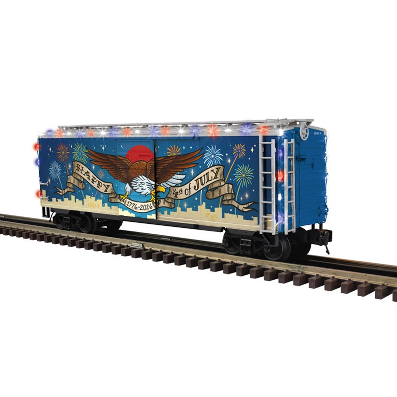 Atlas O Premier 40' PS 1 BOX CAR HOLIDAY and LTD ED  | 4th of July | O Scale