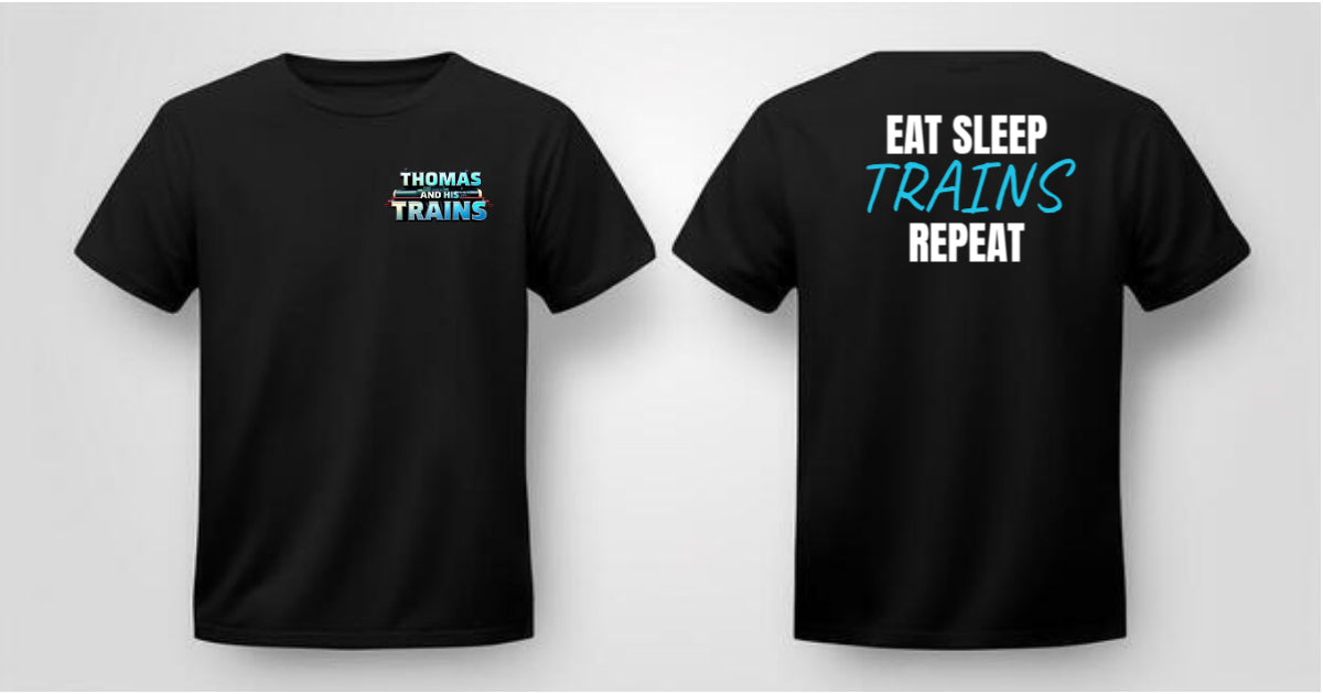 Thomas and His Trains |Eat Sleep Trains Repeat| T-Shirt