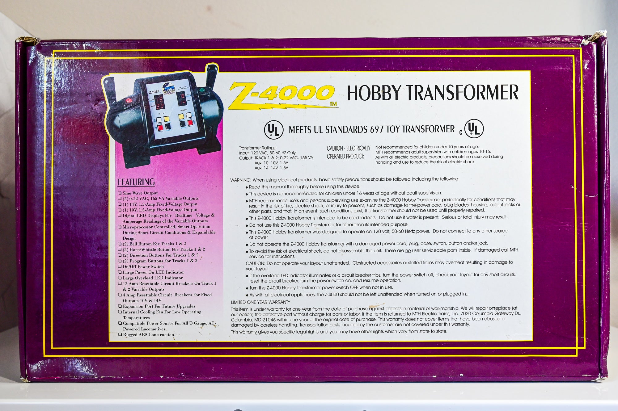 MTH Z-4000 Transformer | O Scale