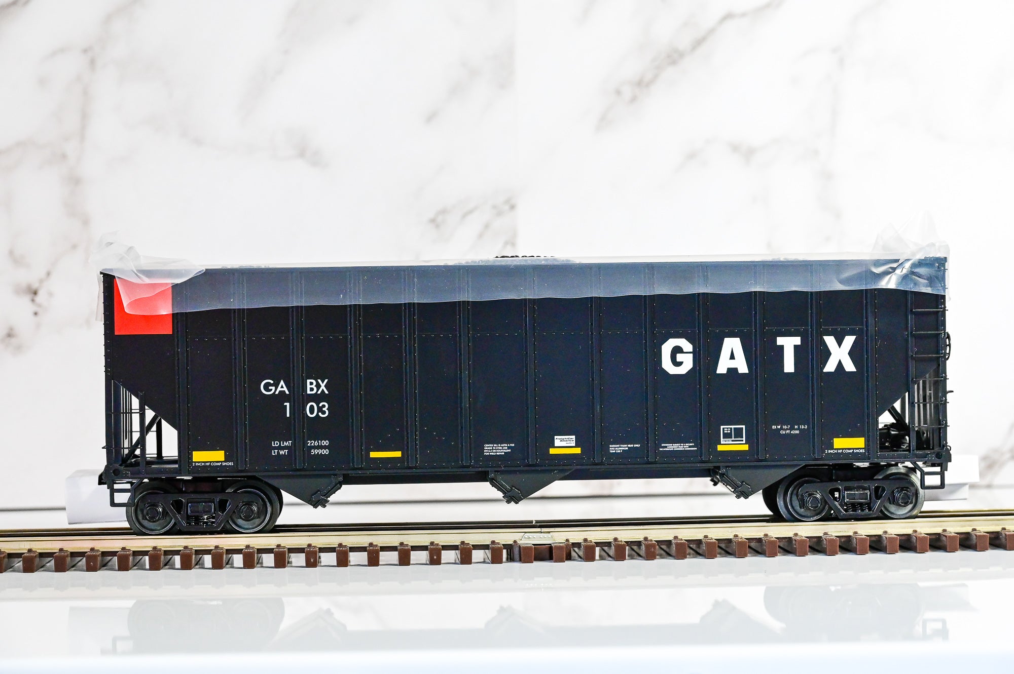 MTH GATX Coke Hopper Car #103 w/ Load | Premier | O Scale