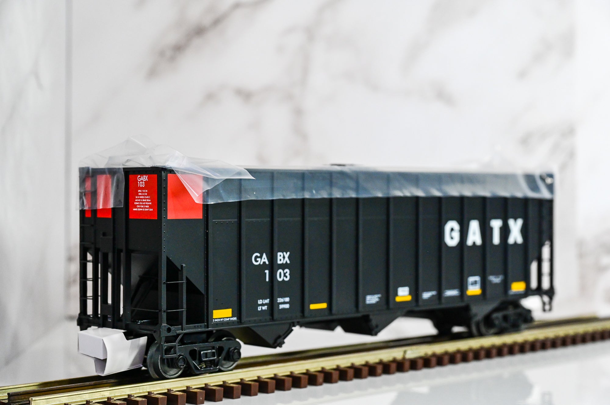 MTH GATX Coke Hopper Car #103 w/ Load | Premier | O Scale