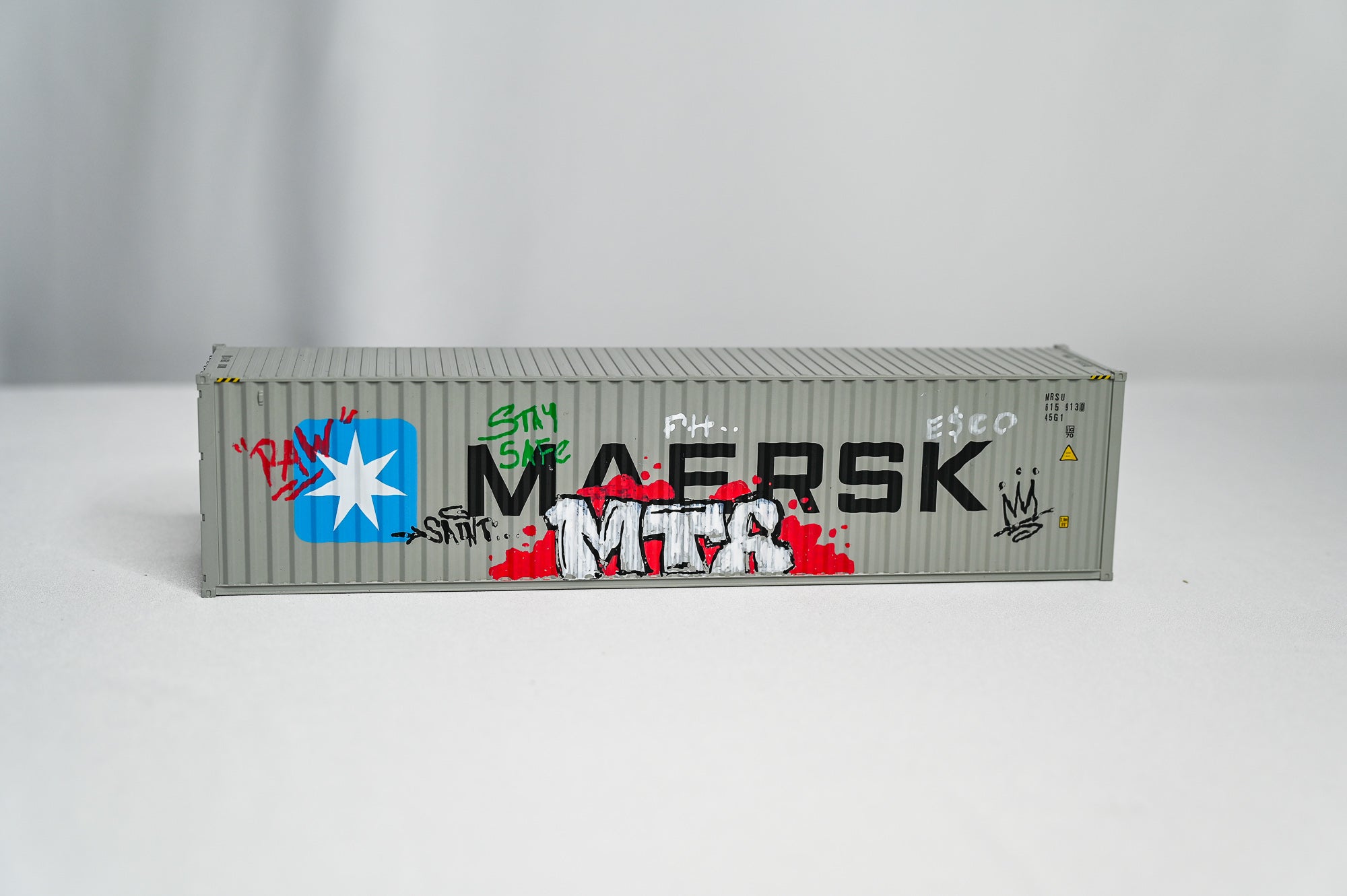 Atlas Maersk 40 Foot High Cube Container MRSU 6159130 | O Scale