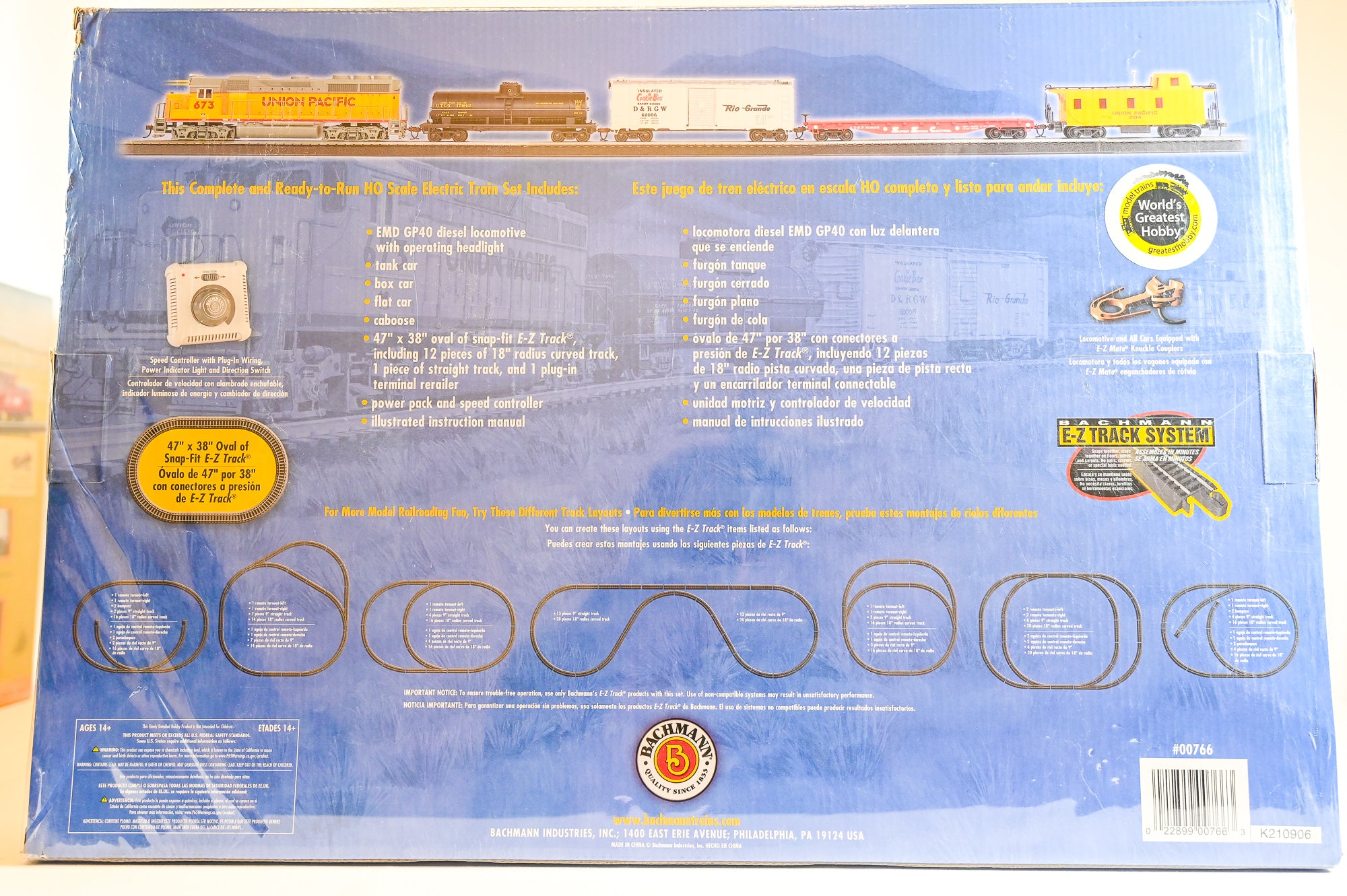 Bachmann| Union Pacific Track King Ready to Run Set | HO Scale