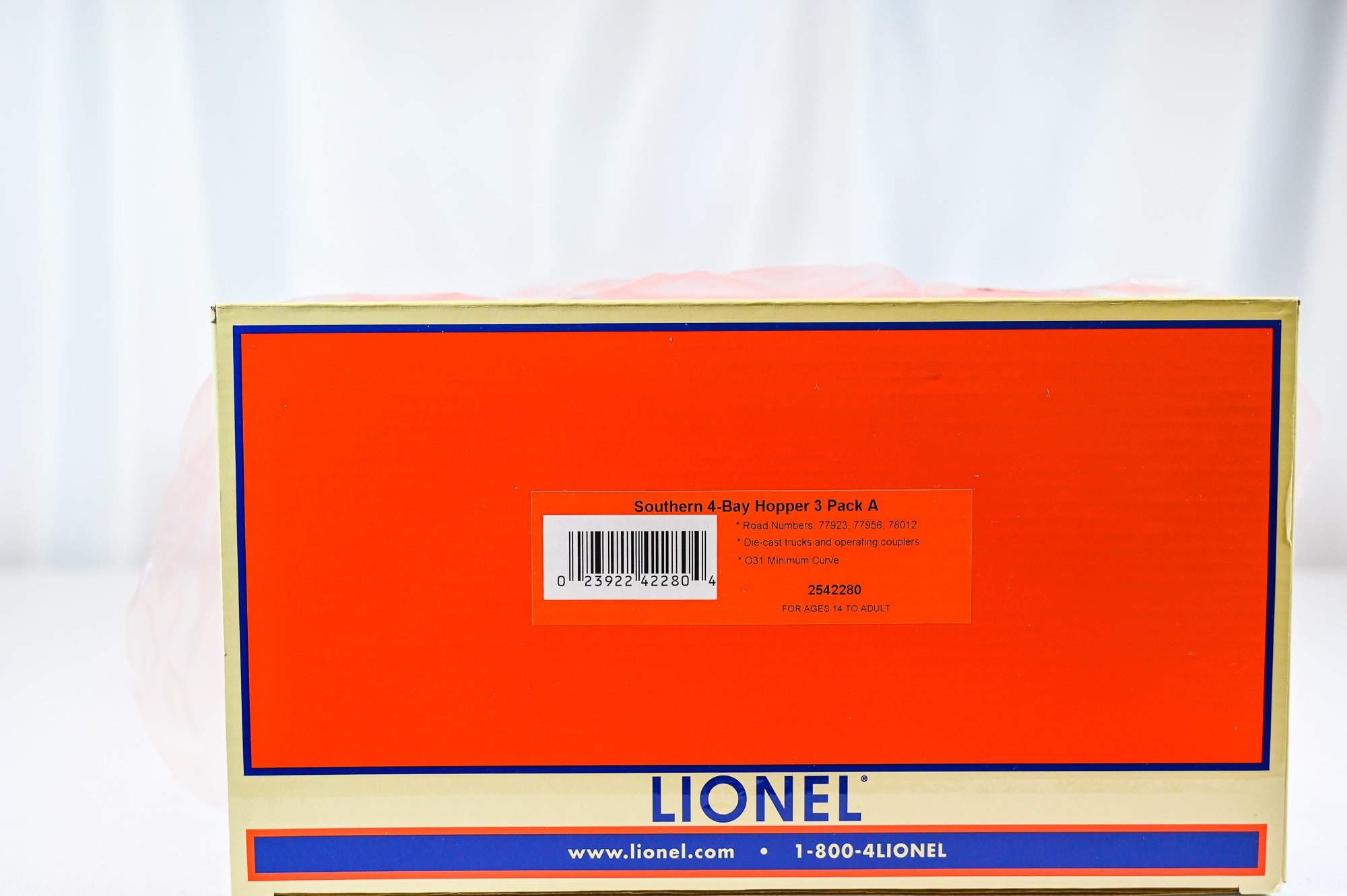 Lionel Southern 4 Bay Hopper 3 Pack A | O Scale