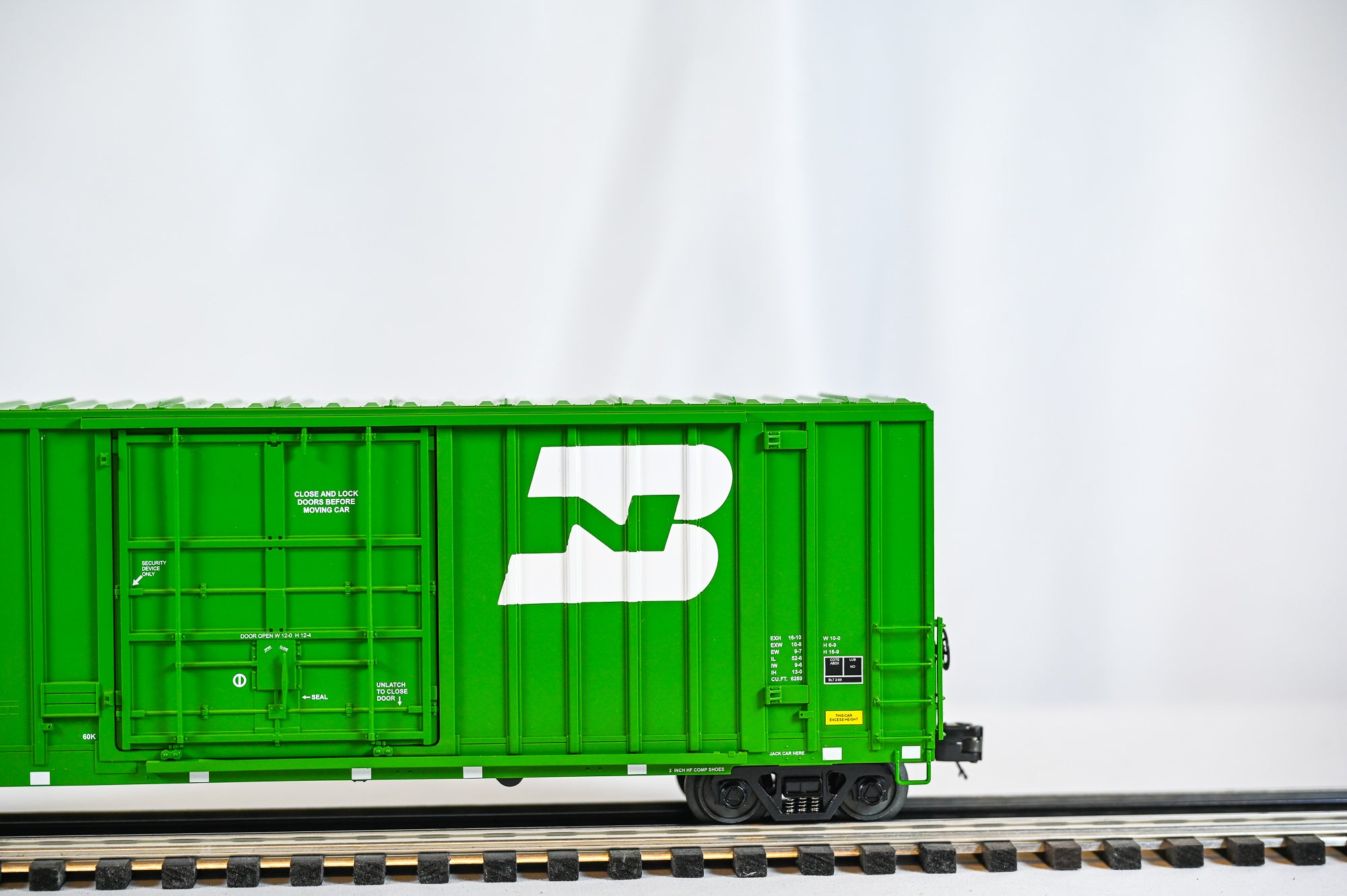 MTH Burlington Northern High Cube Boxcar 376888 | O Scale