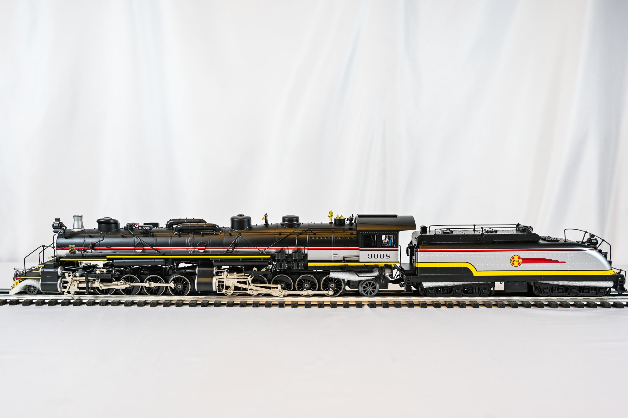 Lionel Santa Fe 2-10-10-2 Steam Locomotive #3008 | Legacy | O Scale