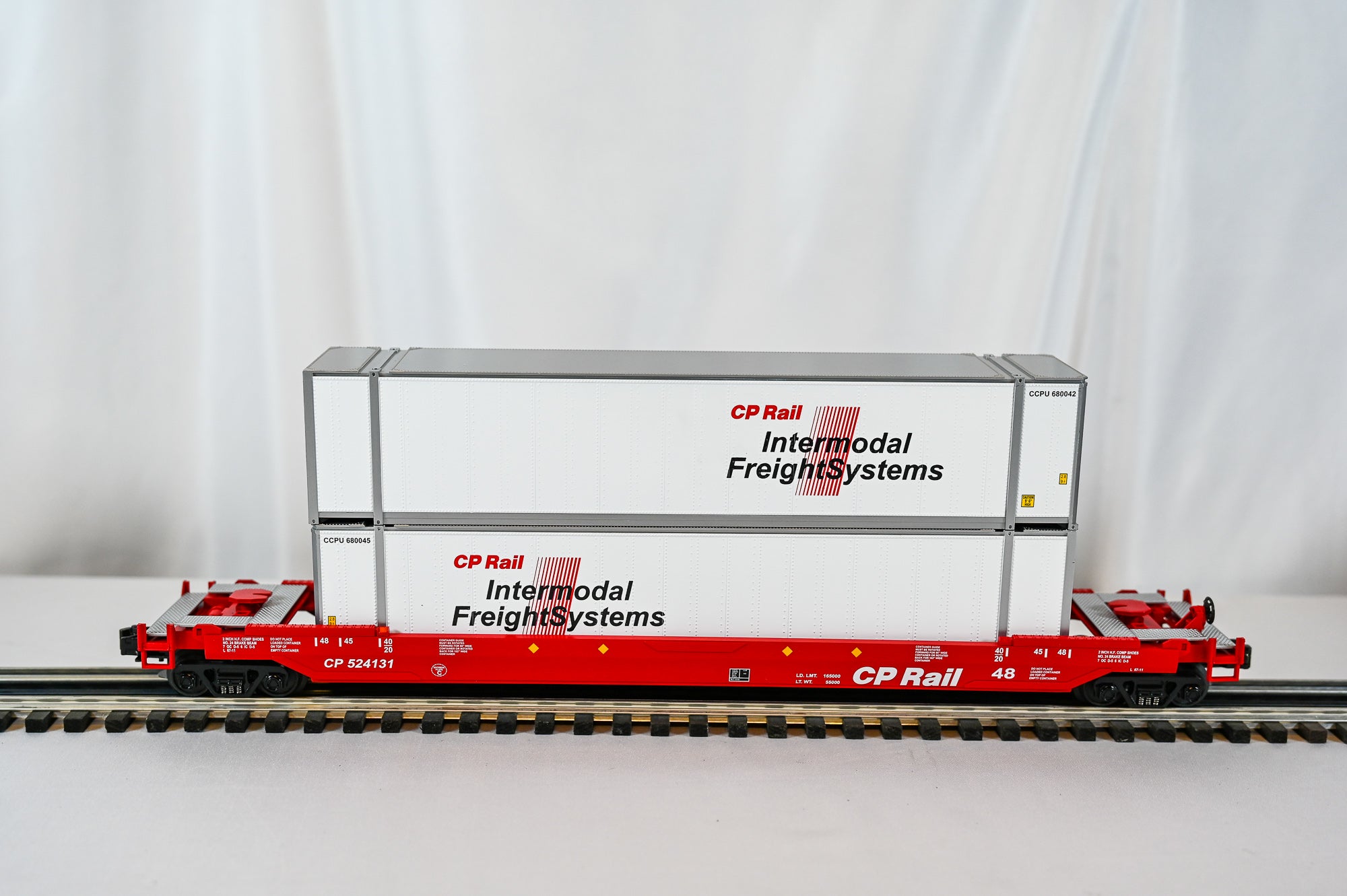 MTH Canadian Pacific Husky Stack Car | RailKing | O Scale