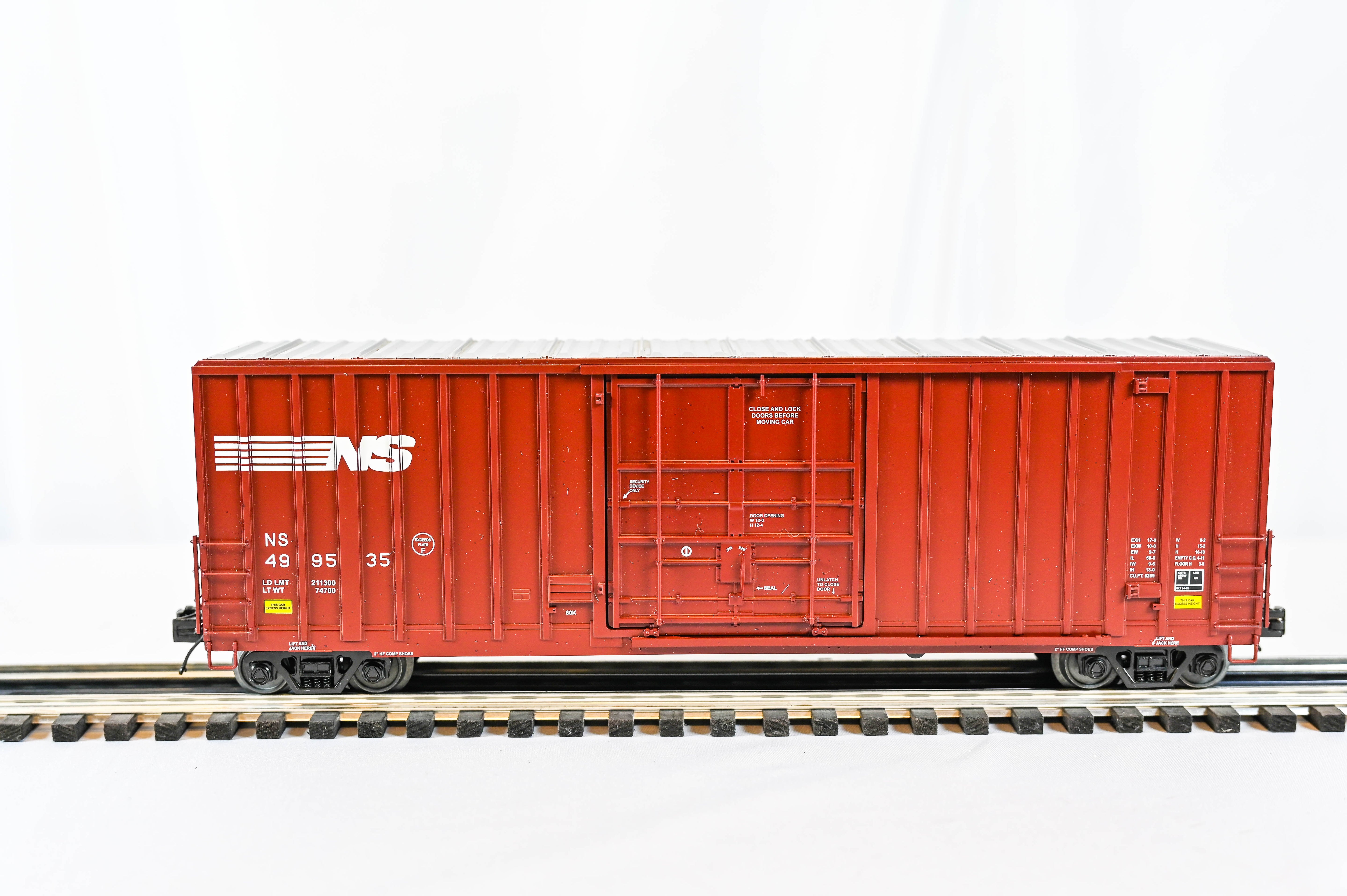 MTH Premier 50’ High Cube Box Car Norfolk Southern #499535 | O Scale