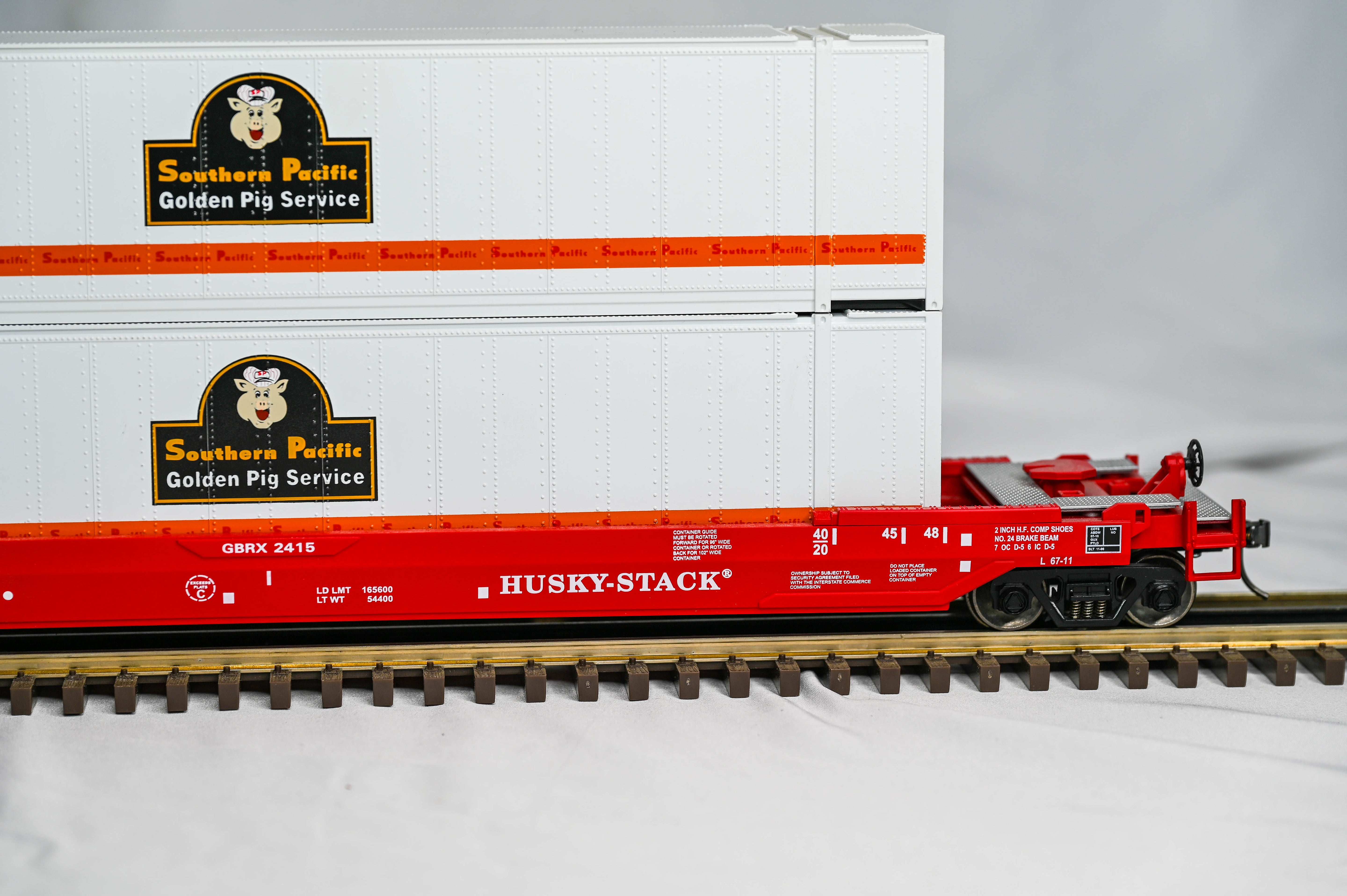 MTH Premier Husky Stack Car Southern Pacific | 2 Rail | O Scale