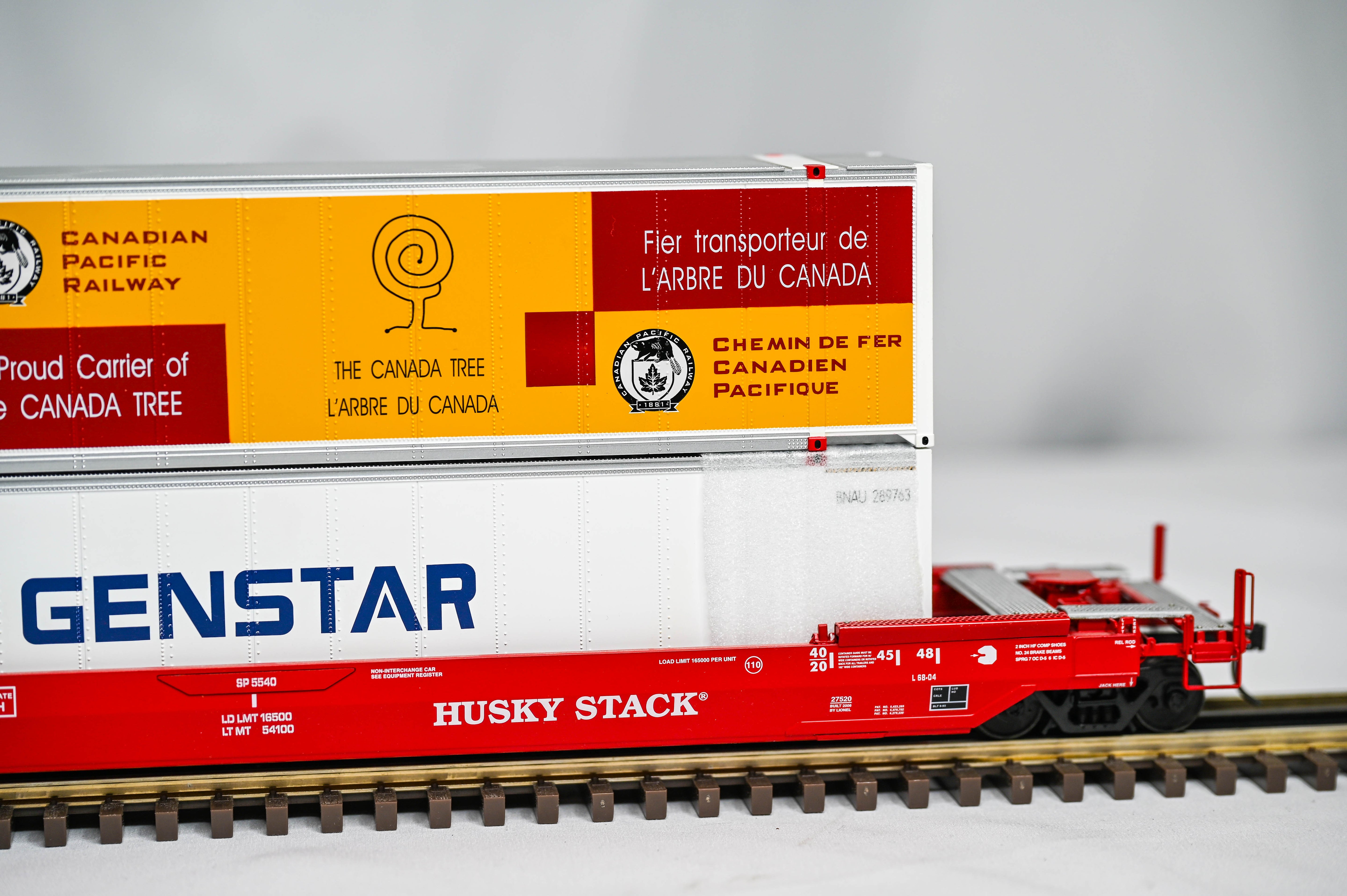 Lionel COE Rail Husky Stack Car #5540 | 2 Rail | 6-27520