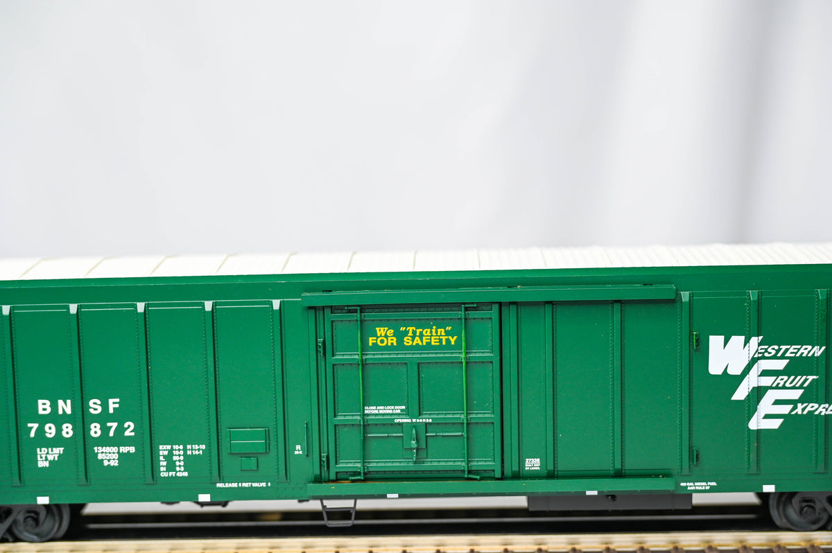 Lionel BNSF Western Fruit Express 57' Mechanical Refrigerator Car 2-Pack #798871 #798872 | O Gauge | 6-11652
