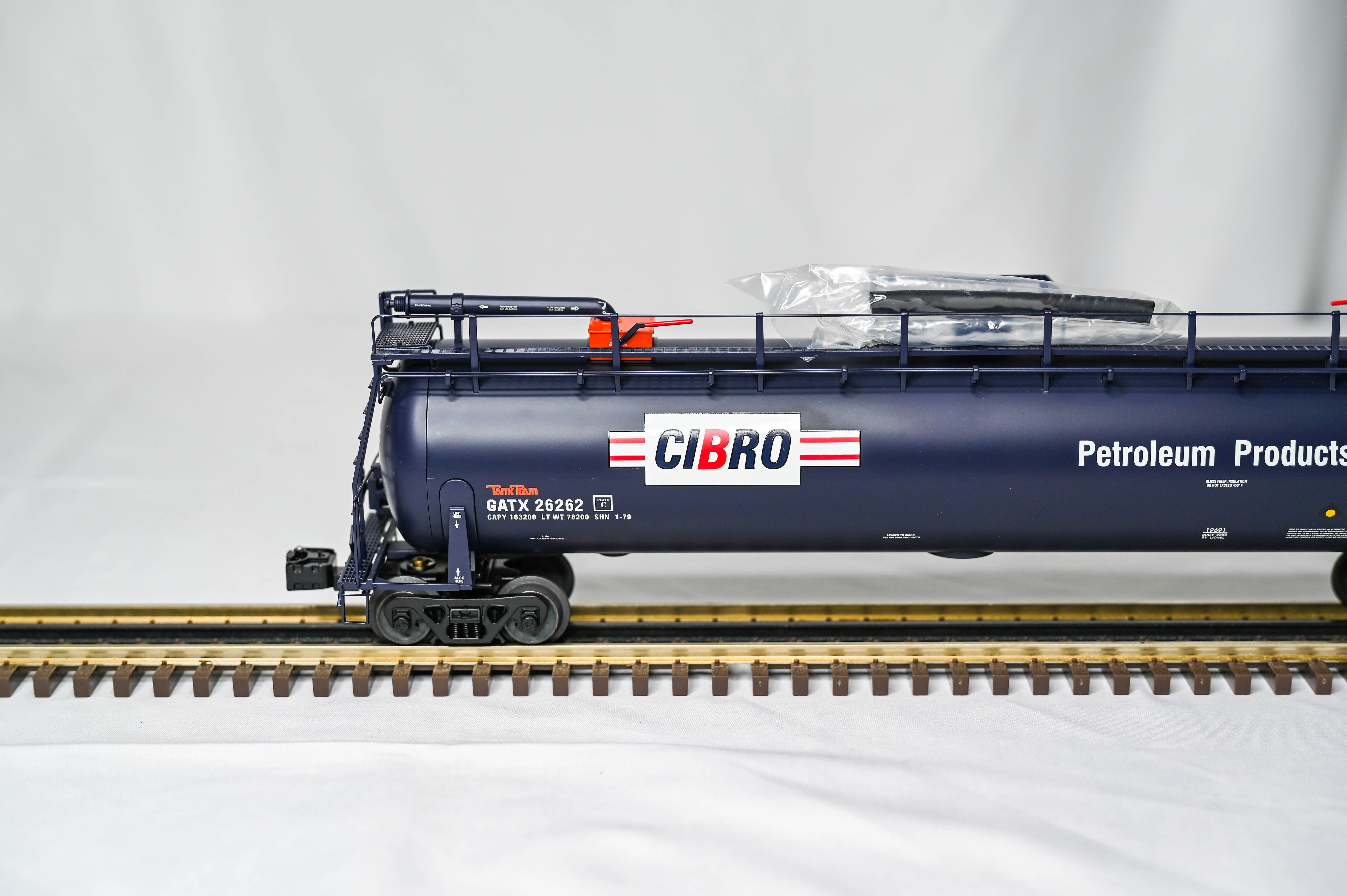 Lionel CIBRO Tank Train 3-Pack | A Car, Intermediate Car & B Car | O Gauge | 6-19689