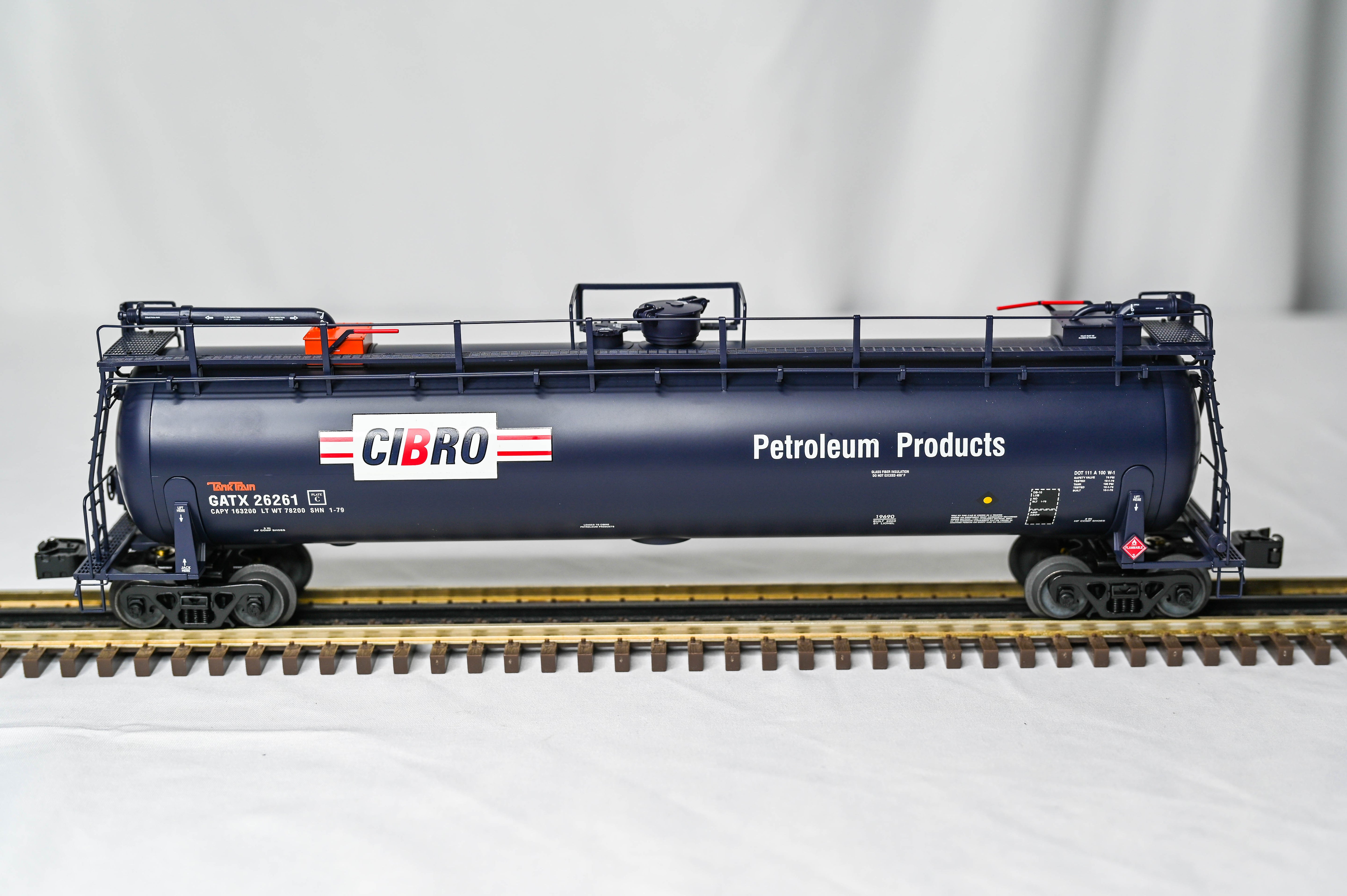 Lionel CIBRO Tank Train 3-Pack | A Car, Intermediate Car & B Car | O Gauge | 6-19689