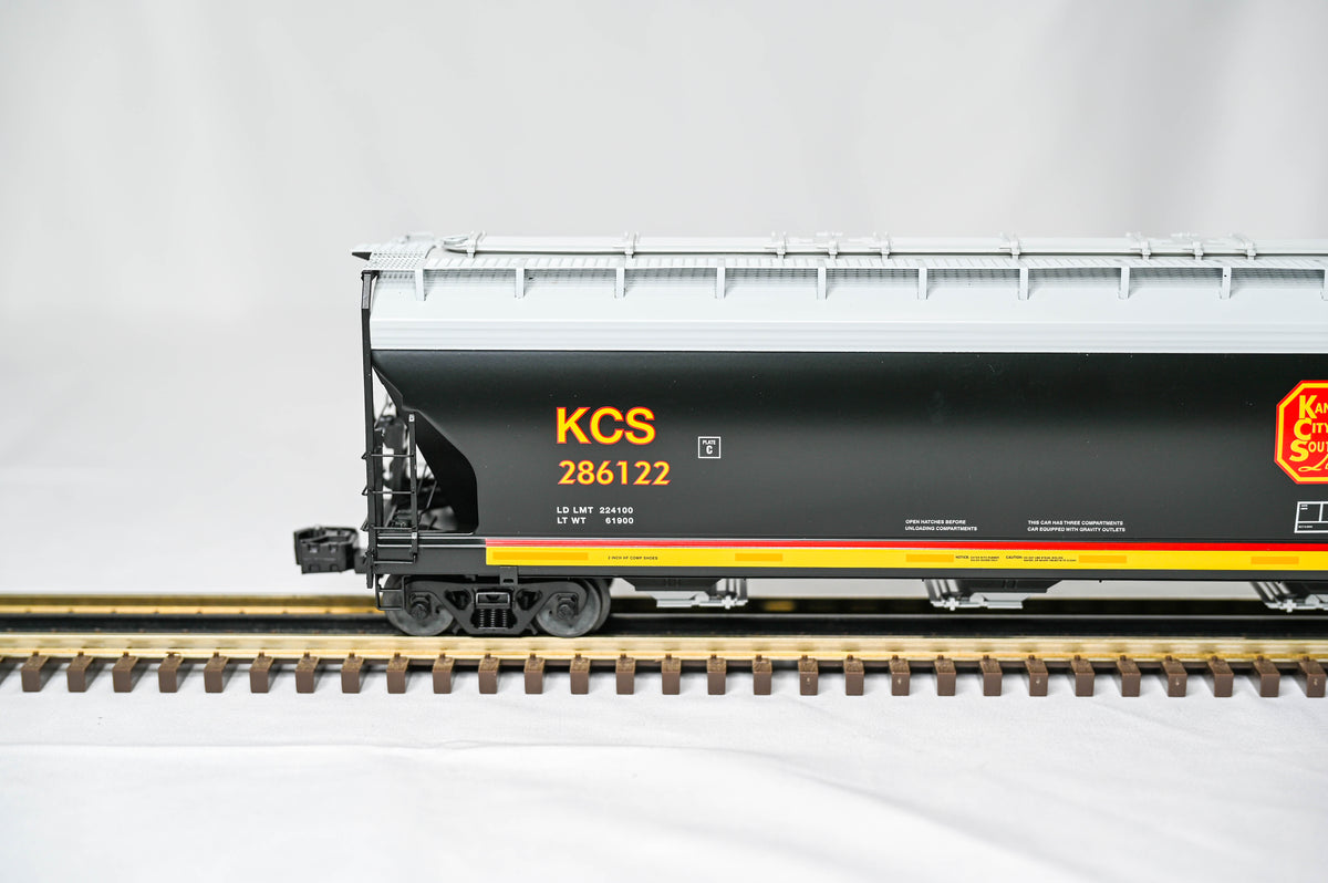 Lionel Kansas City Southern ACF 3-Bay Aluminum Hopper 3-Pack #286078 #286032 #286122 | O Scale | 6-27188