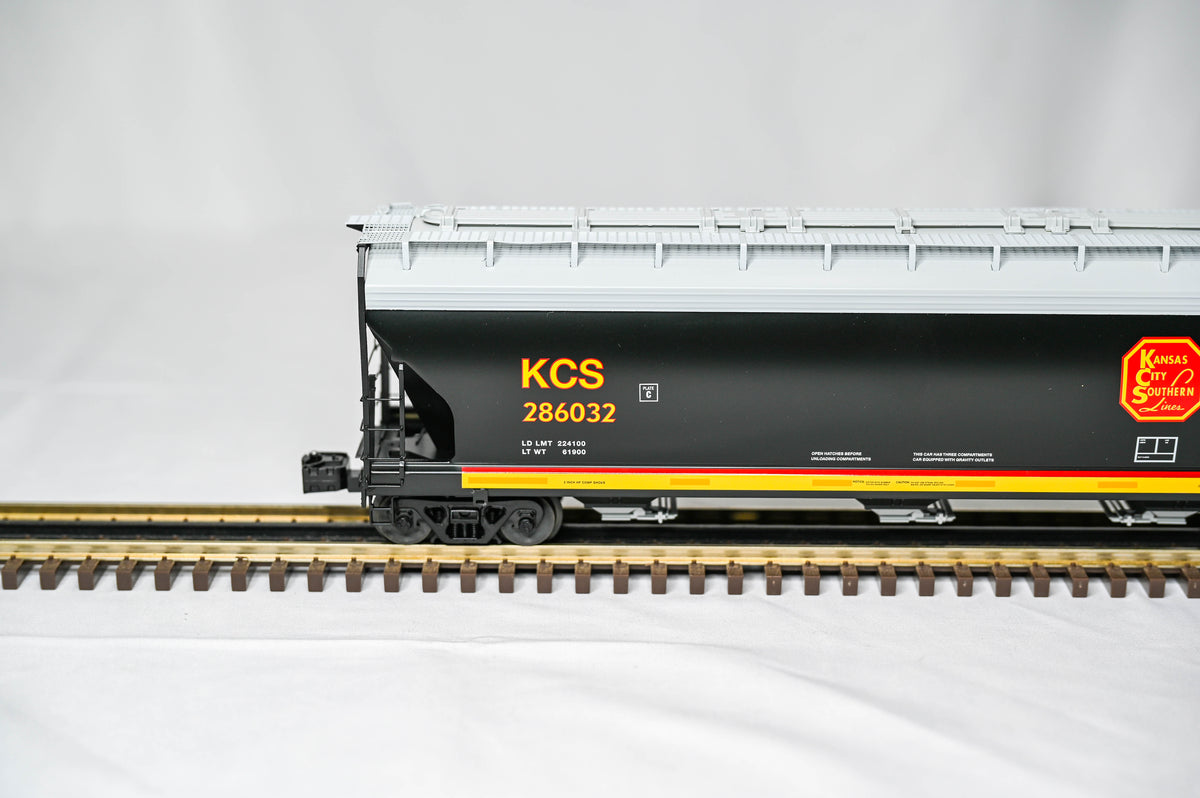 Lionel Kansas City Southern ACF 3-Bay Aluminum Hopper 3-Pack #286078 #286032 #286122 | O Scale | 6-27188