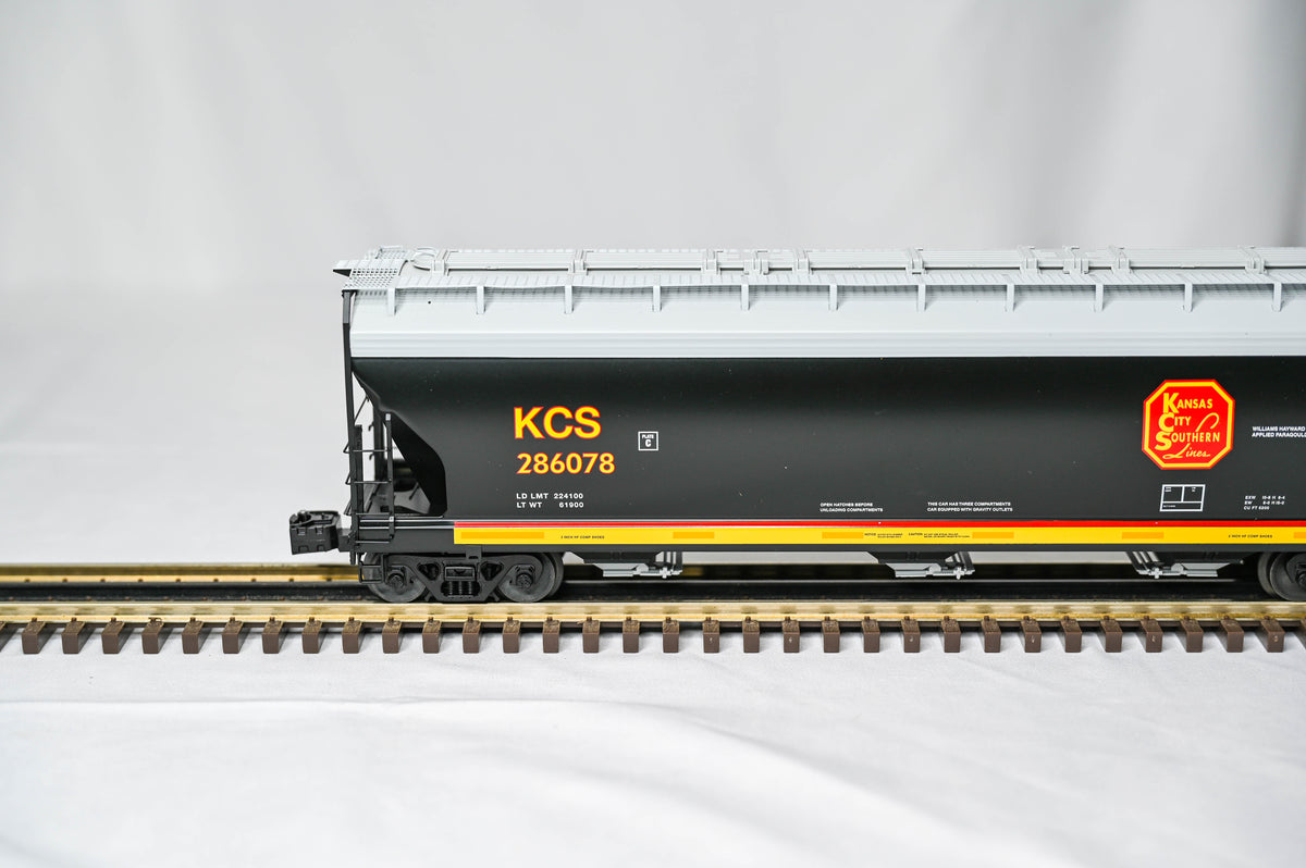 Lionel Kansas City Southern ACF 3-Bay Aluminum Hopper 3-Pack #286078 #286032 #286122 | O Scale | 6-27188