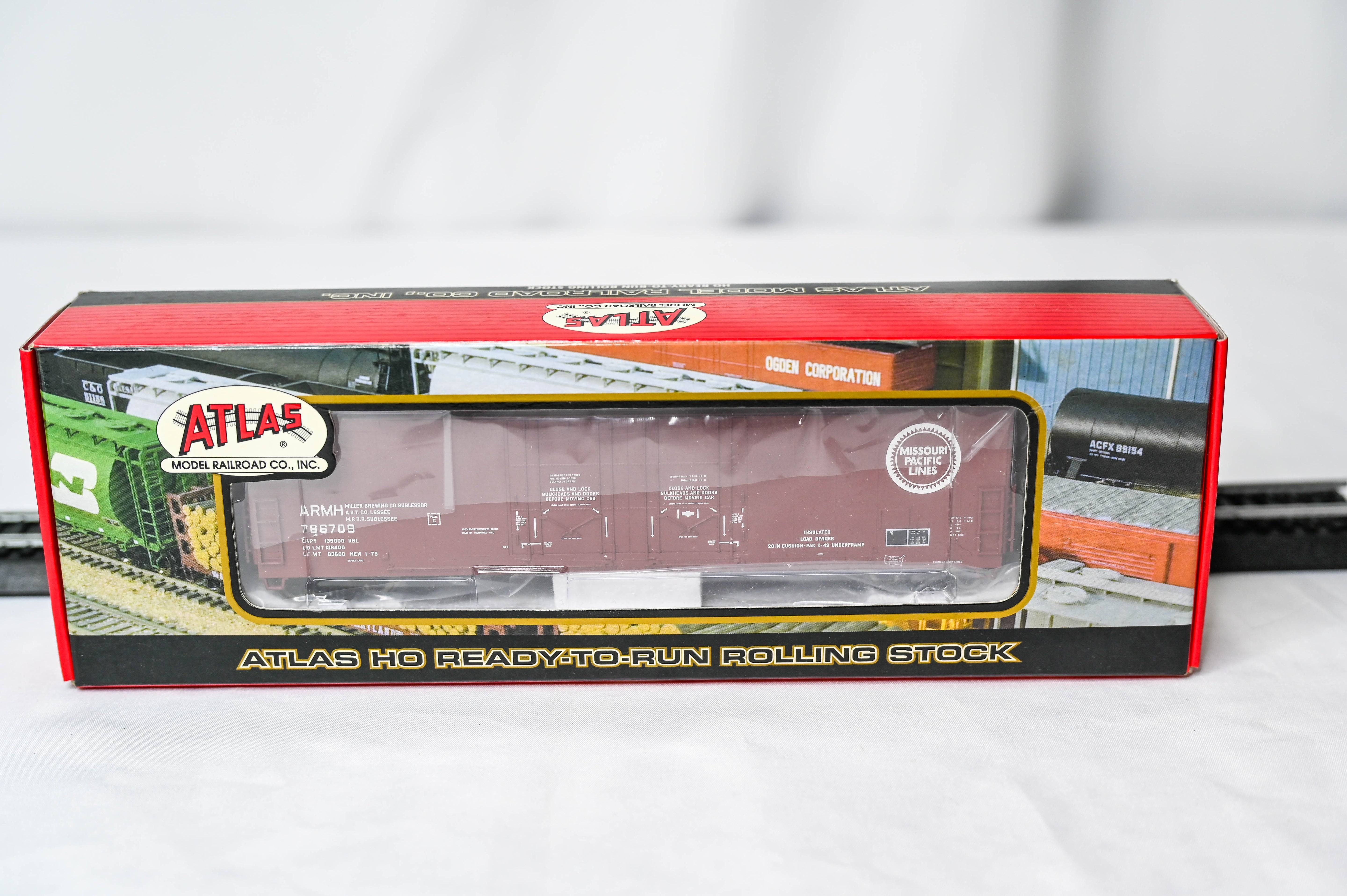 Atlas Missouri Pacific Evans Double Plug Door Box Car #786709 | HO Scale | 1768-1