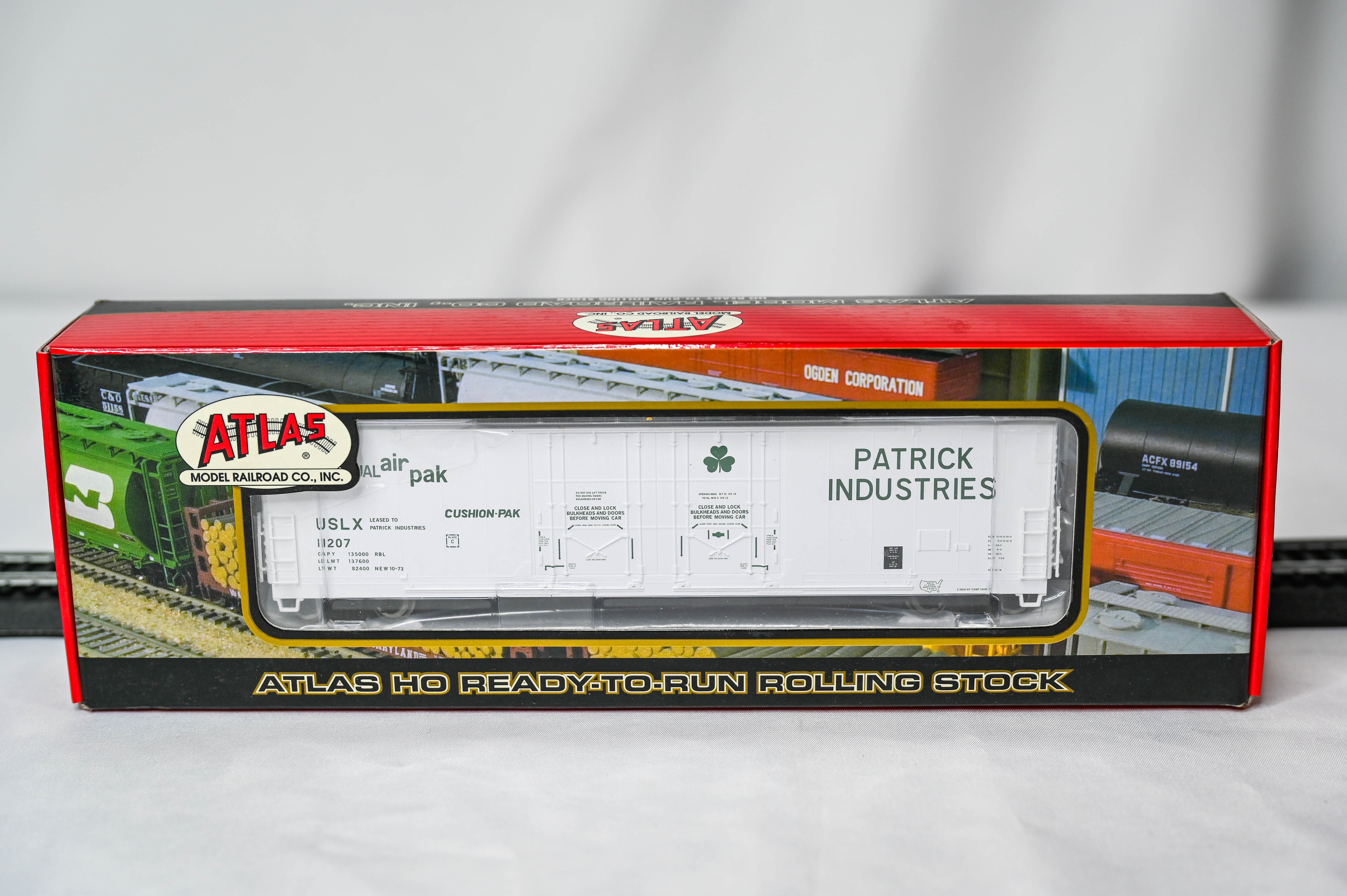 Atlas Patrick Industries Evans Double Plug Door Box Car #1207 | HO Scale | 1769-2
