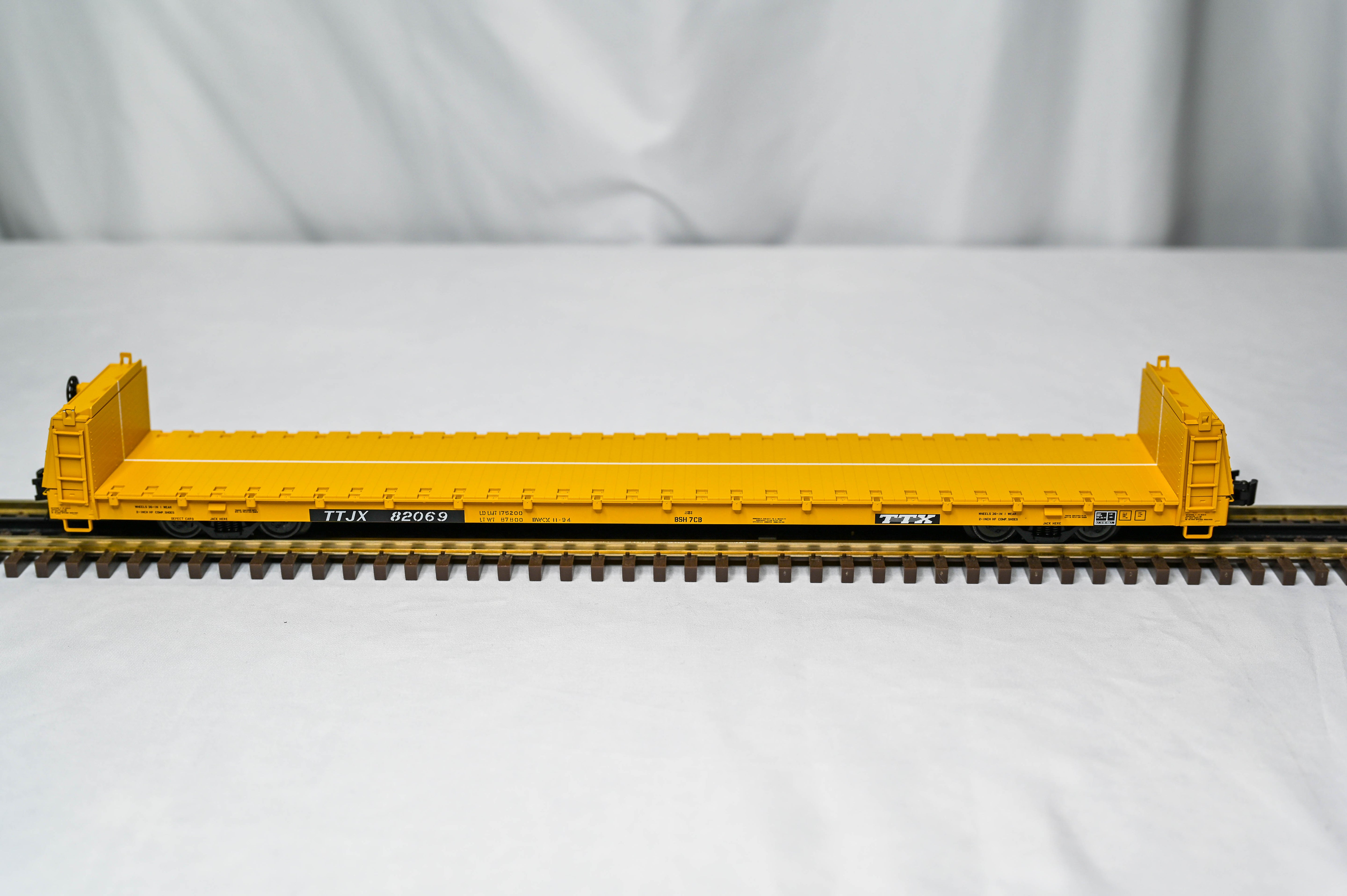 Atlas O Trainman Trailer Train Short Bulkhead Flat Car | 3-Rail | O Scale