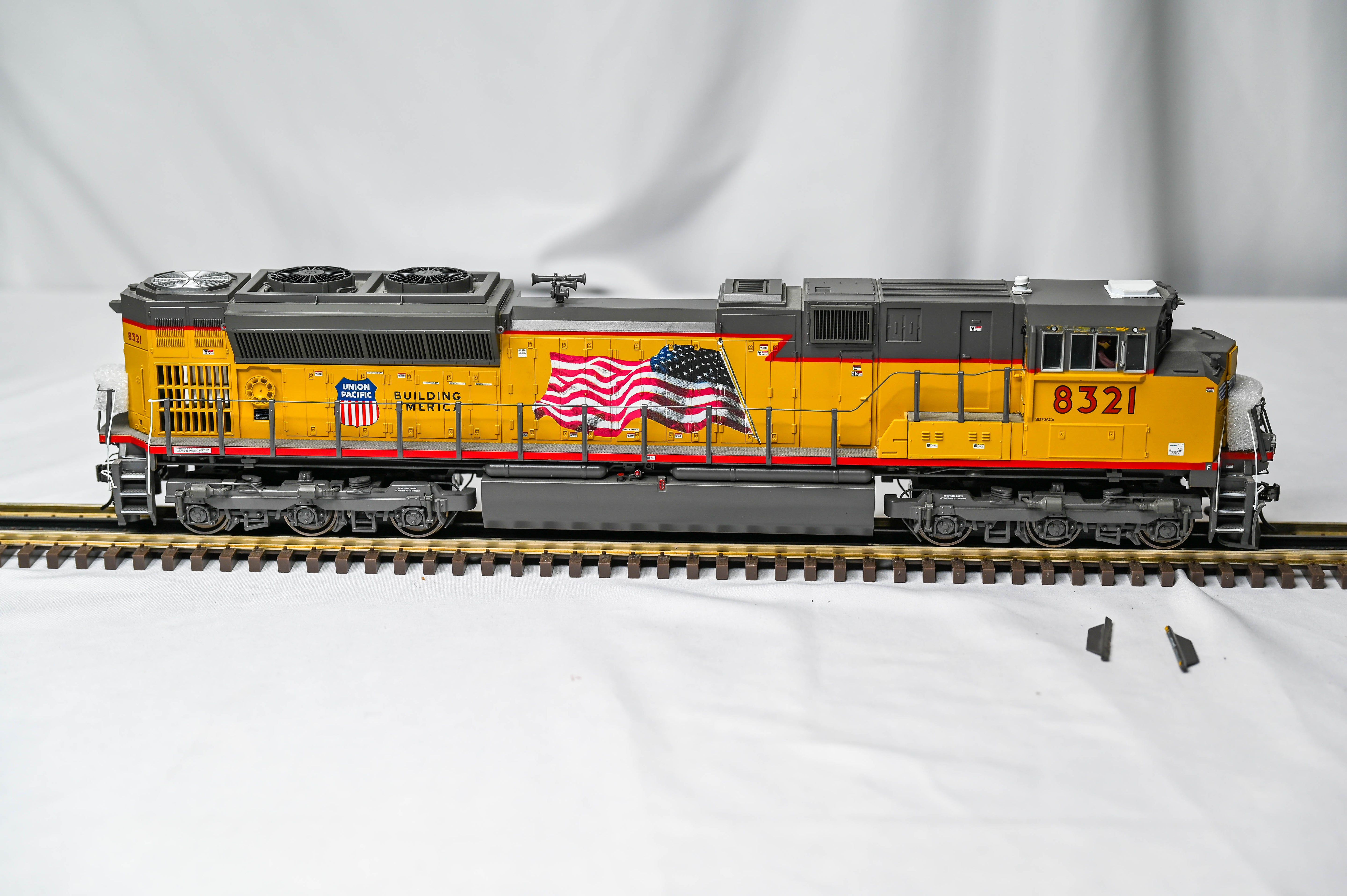 MTH Premier Union Pacific SD70ACe Diesel Engine w/ Proto-Sound 2.0 (Scale Wheels) #8321 | O Scale | 2 Rail | 20-2774-2