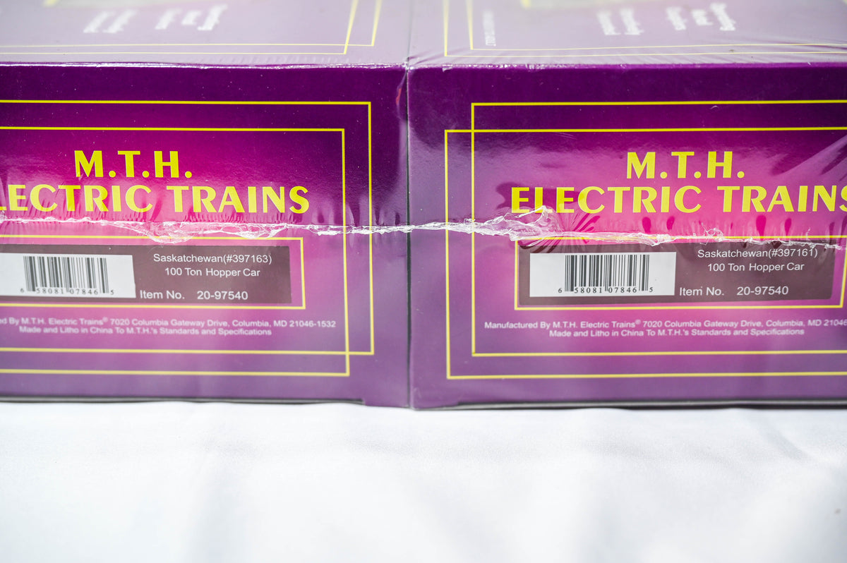 MTH Premier Saskatchewan 100-Ton Hopper 2-Car Set | O Scale | 20-97540