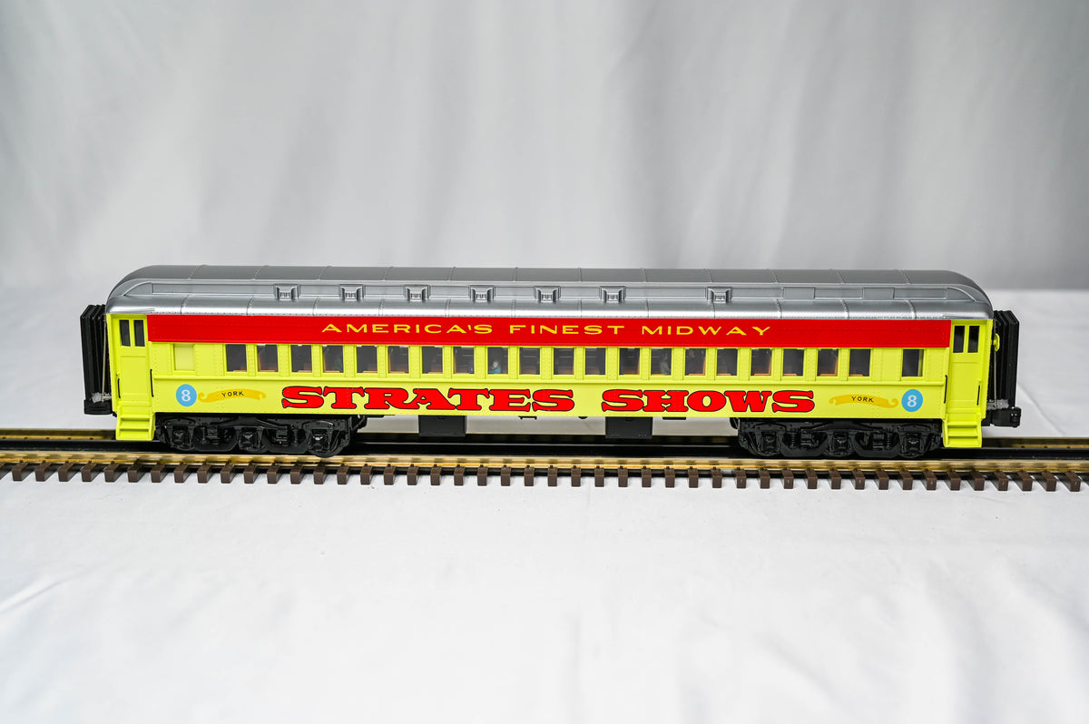 Atlas 3001772B Strates Shows Red Train Madison Heavyweight 2-Car Set | O 3-Rail
