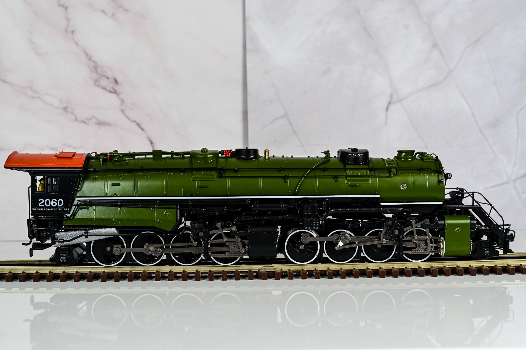 Great Northern LEGACY Y6B Steam Locomotive #2060 | Legacy | O Scale