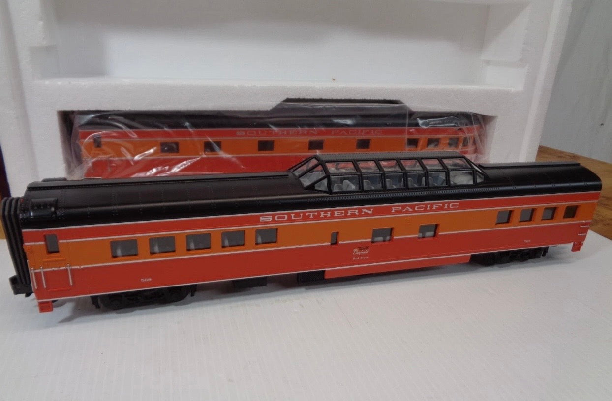 Southern Pacific Smooth O Scale Premier 5-Car 70' Streamlined Passenger Set (Smooth Sided)