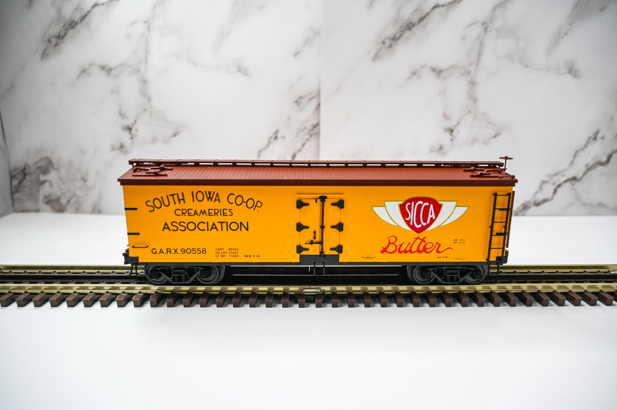 Atlas South Iowa CoOp Creameries GARX #90558 | O Scale Reefer