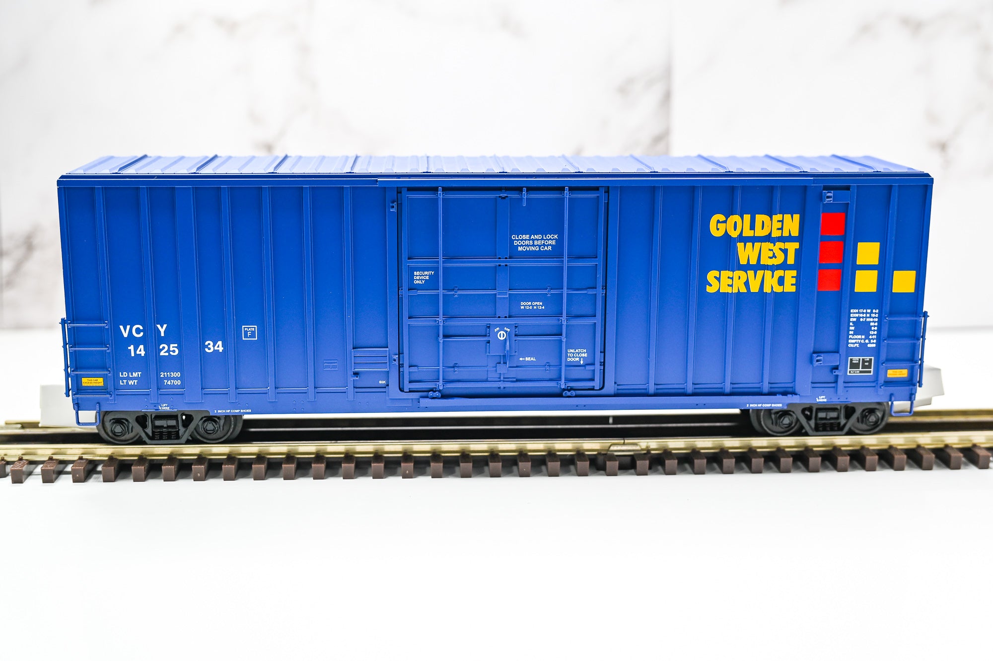 MTH Golden West Service 50 Foot High Cube Boxcar 142534 | Premier | O Scale