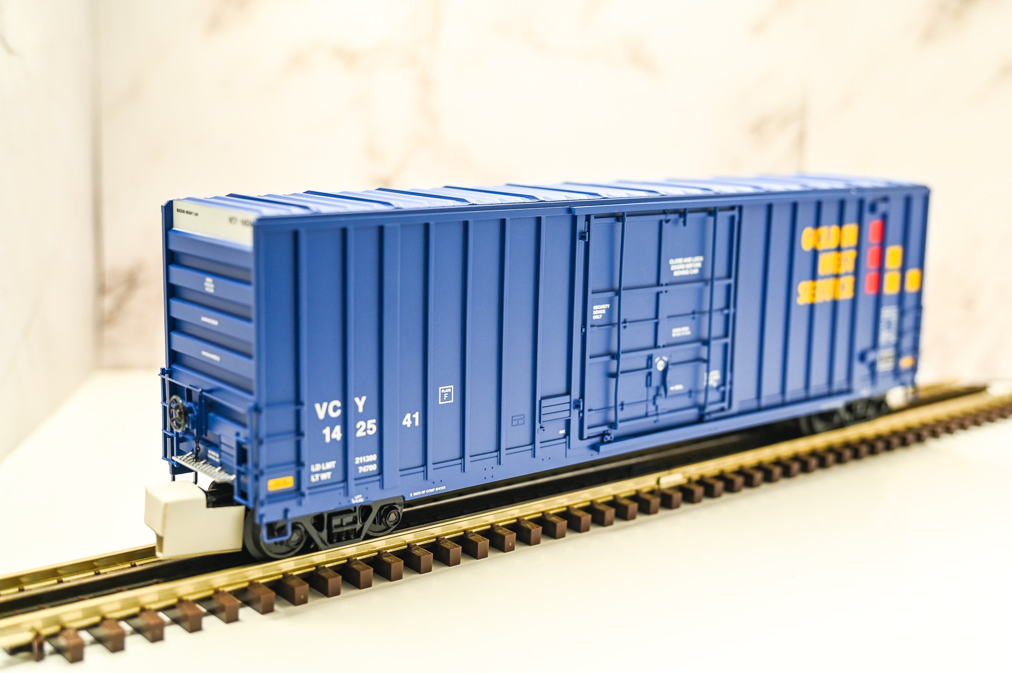 MTH Golden West Service 50 Foot High Cube Boxcar 142541 | Premier | O Scale