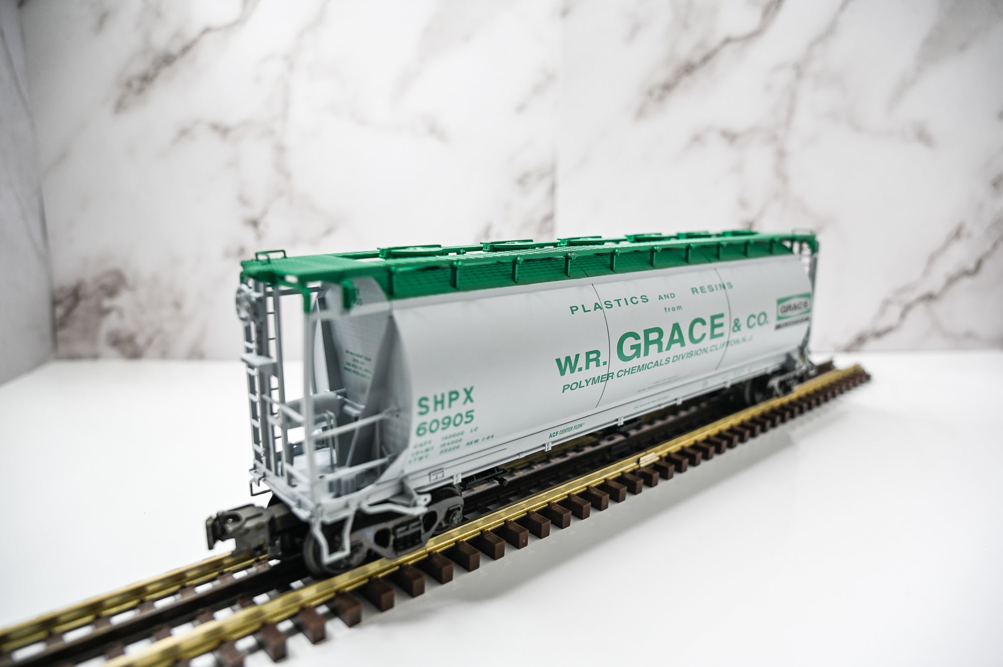 Atlas W R Grace SHPX 60905 | ACF 3 Bay Hopper | O Scale