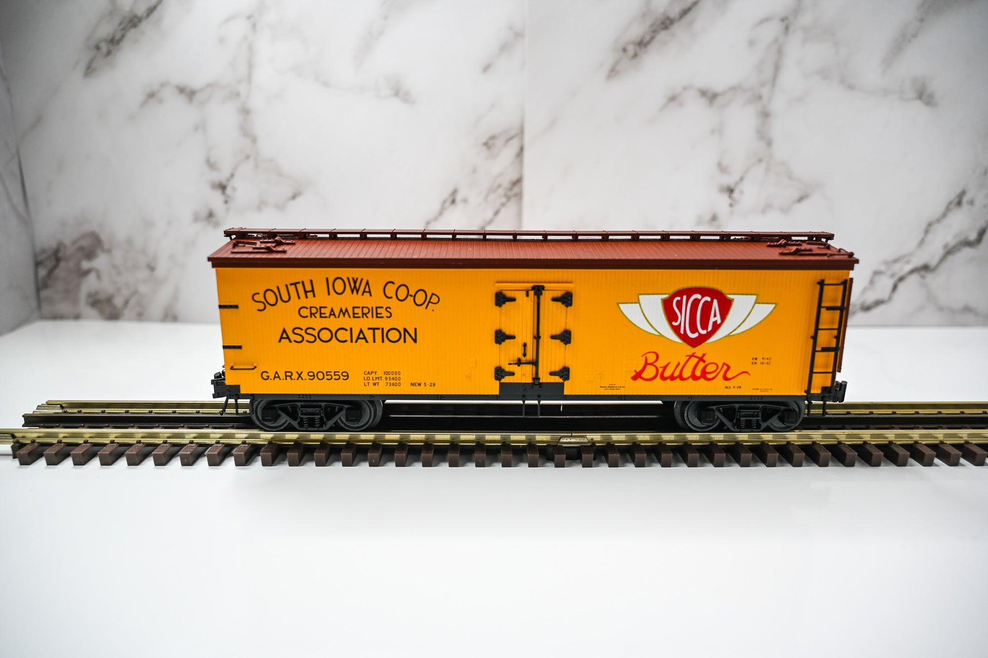 Atlas South Iowa CoOp Creameries GARX #90559 | O Scale Reefer