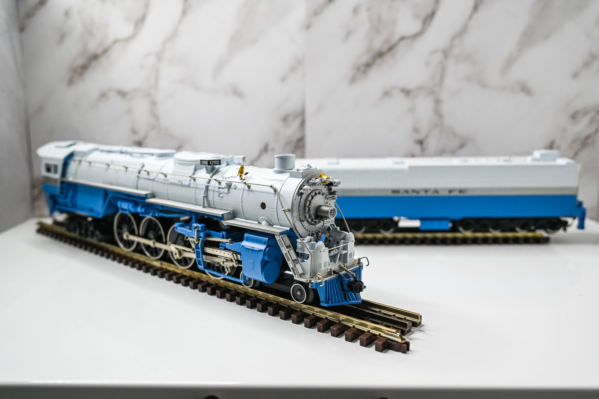 Santa Fe Blue Goose Legacy 4-8-4 #2900 | Legacy | O Scale