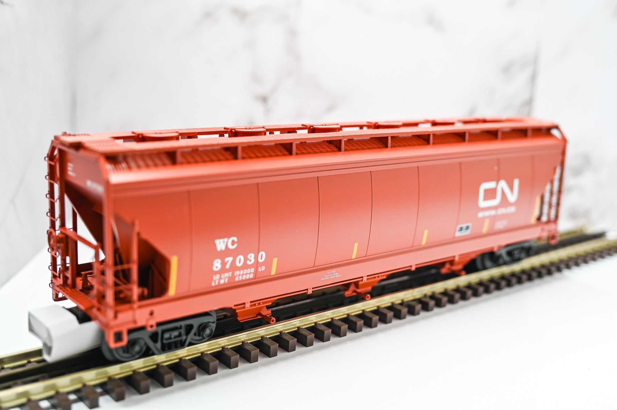 Atlas O Canadian National/WC #87030 3-Bay Centerflow Hopper | Premier | O Scale