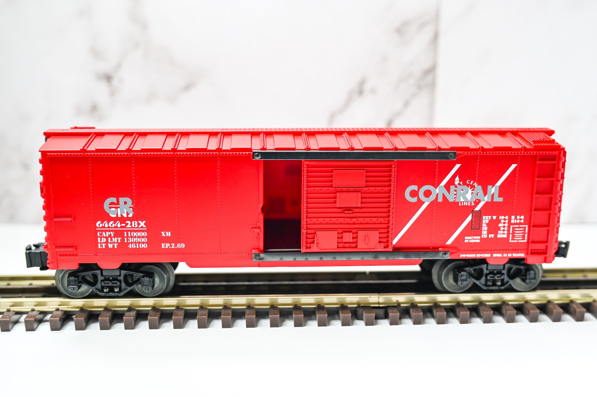Lionel Central NJ Overstamped Boxcar | Traditional | O Scale