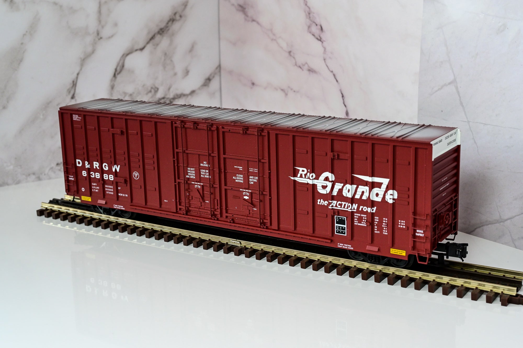 Atlas Rio Grande Berwick 60’ Boxcar #63888 | Premier | O Scale