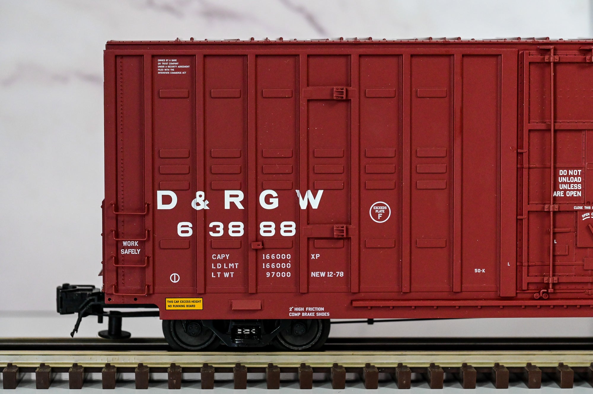 Atlas Rio Grande Berwick 60’ Boxcar #63888 | Premier | O Scale